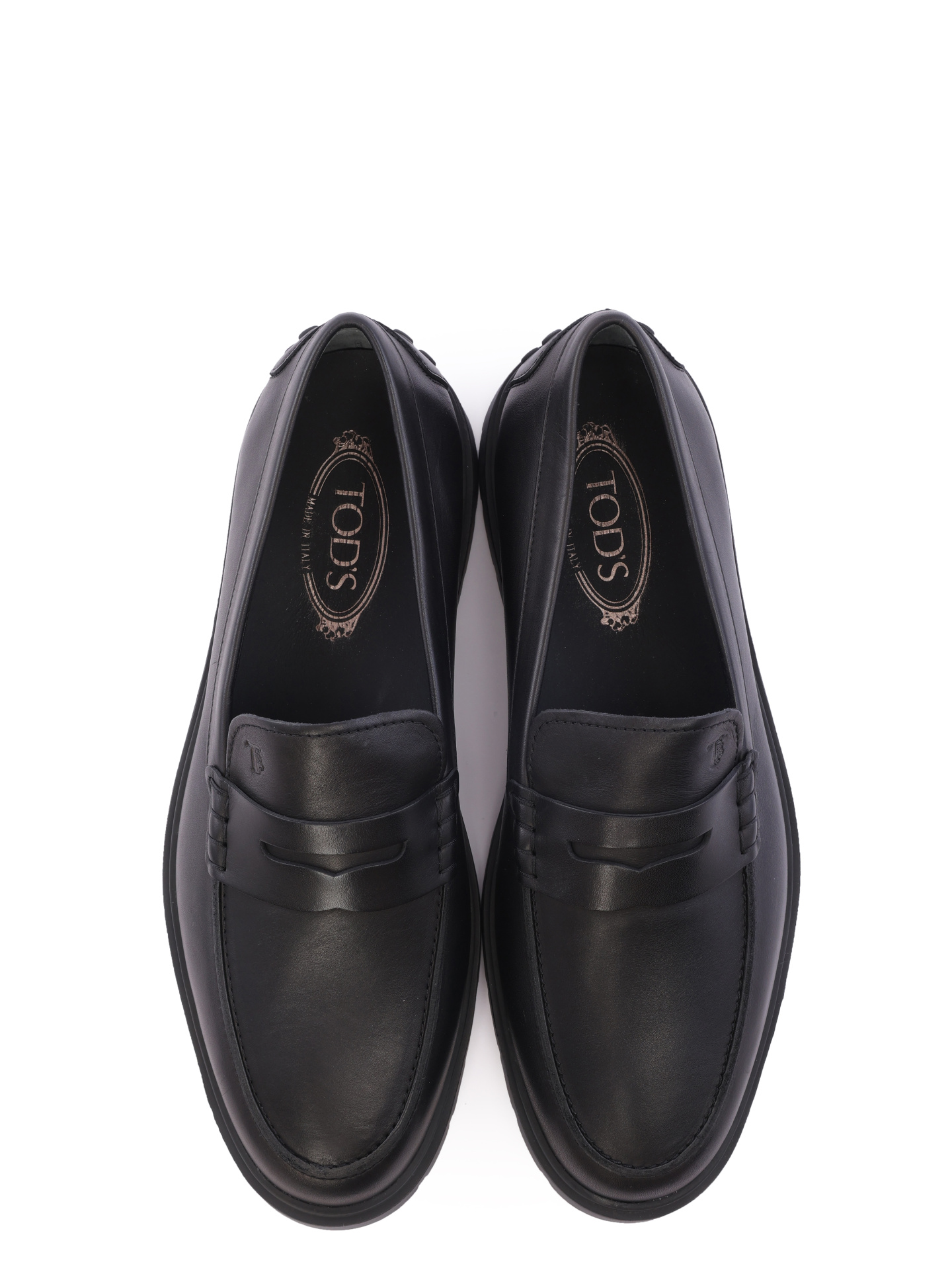 Лоферы Tod's черные кожаные  — купить в интернет-магазине Verdistore