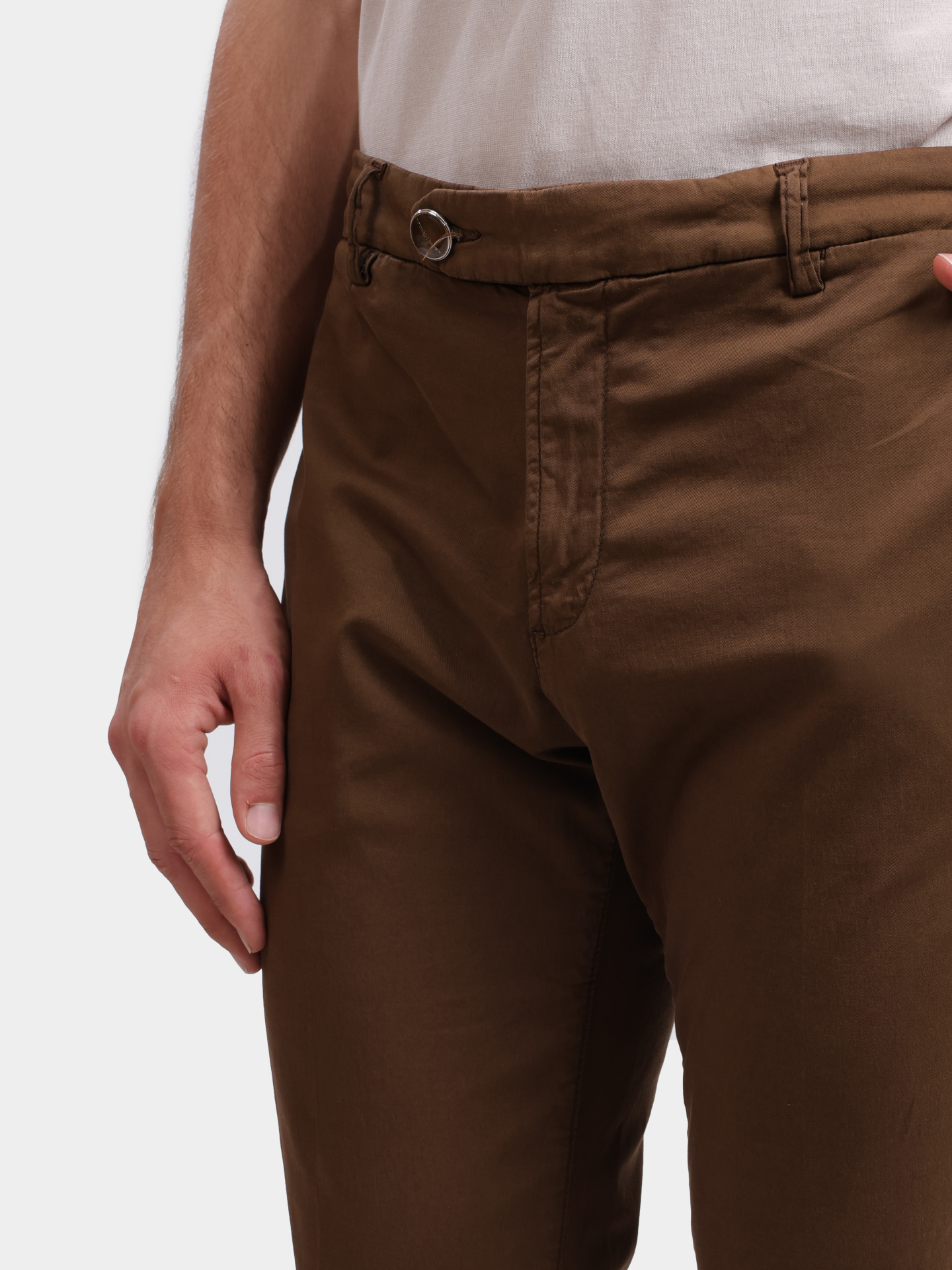 Брюки Richard J.Brown Singapore R T32 248 коричневые мужские — купить в интернет-магазине Verdistore