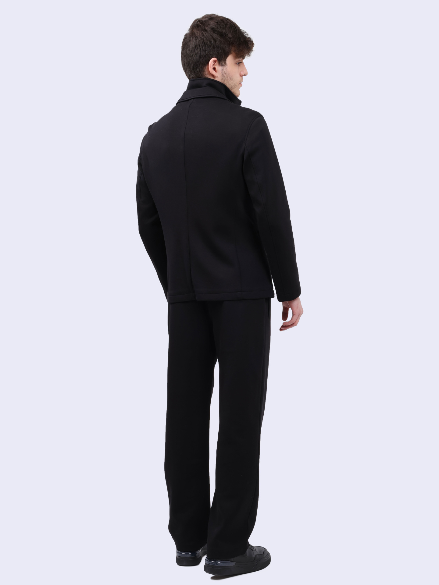 Пиджак Armani Exchange 6DZGHF ZJZGZ 1200 черный мужской со съемной планкой — купить в интернет-магазине Verdistore