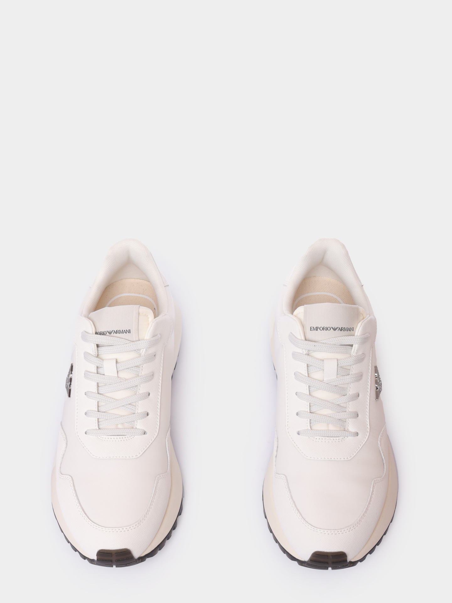 Кроссовки Emporio Armani EM003738 AF19532 M0107 белые мужские — купить в интернет-магазине Verdistore