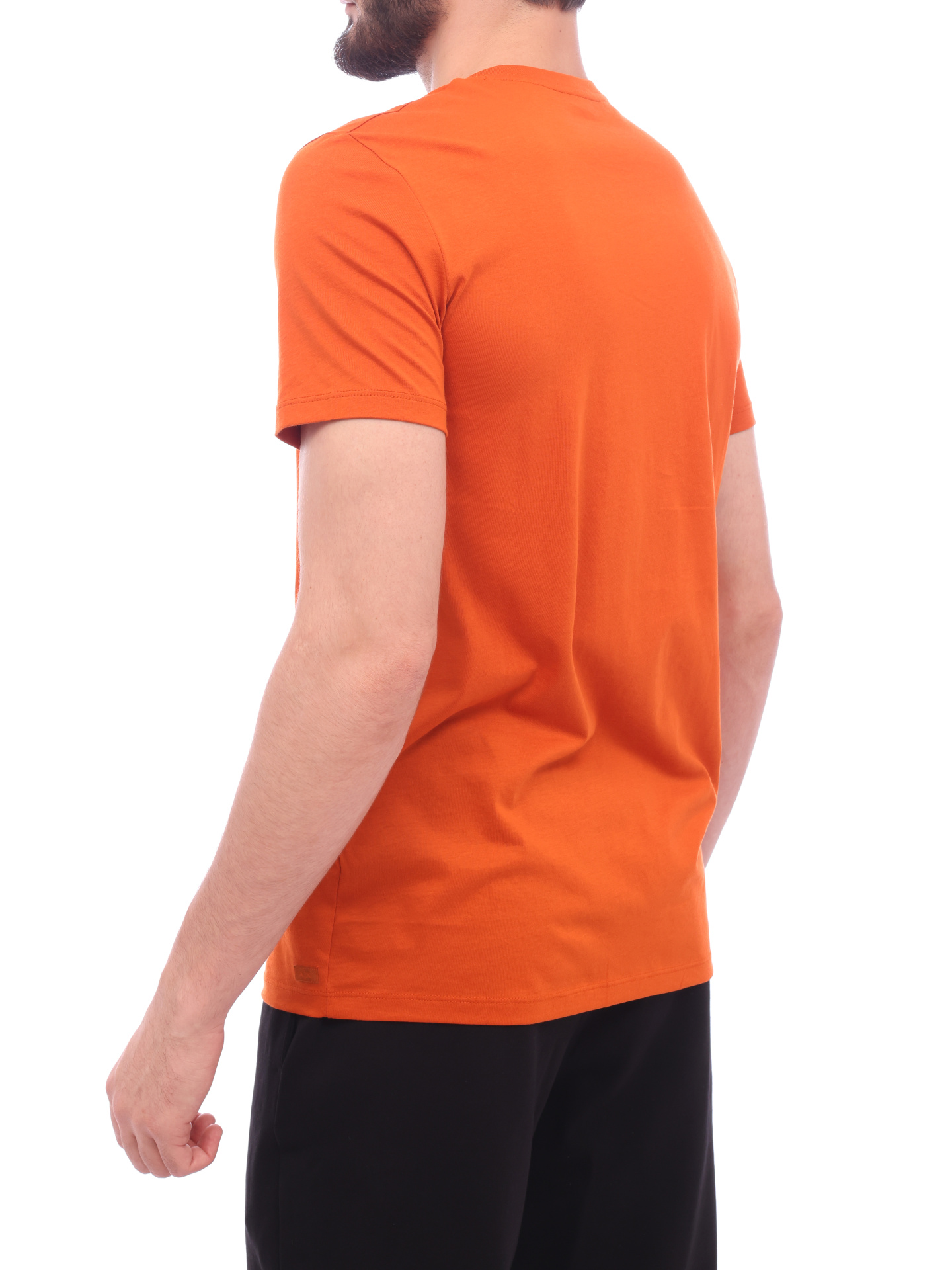 Футболка Armani Exchange 8NZT74 ZJA5Z 1676 оранжевая мужская из хлопка — купить в интернет-магазине Verdistore