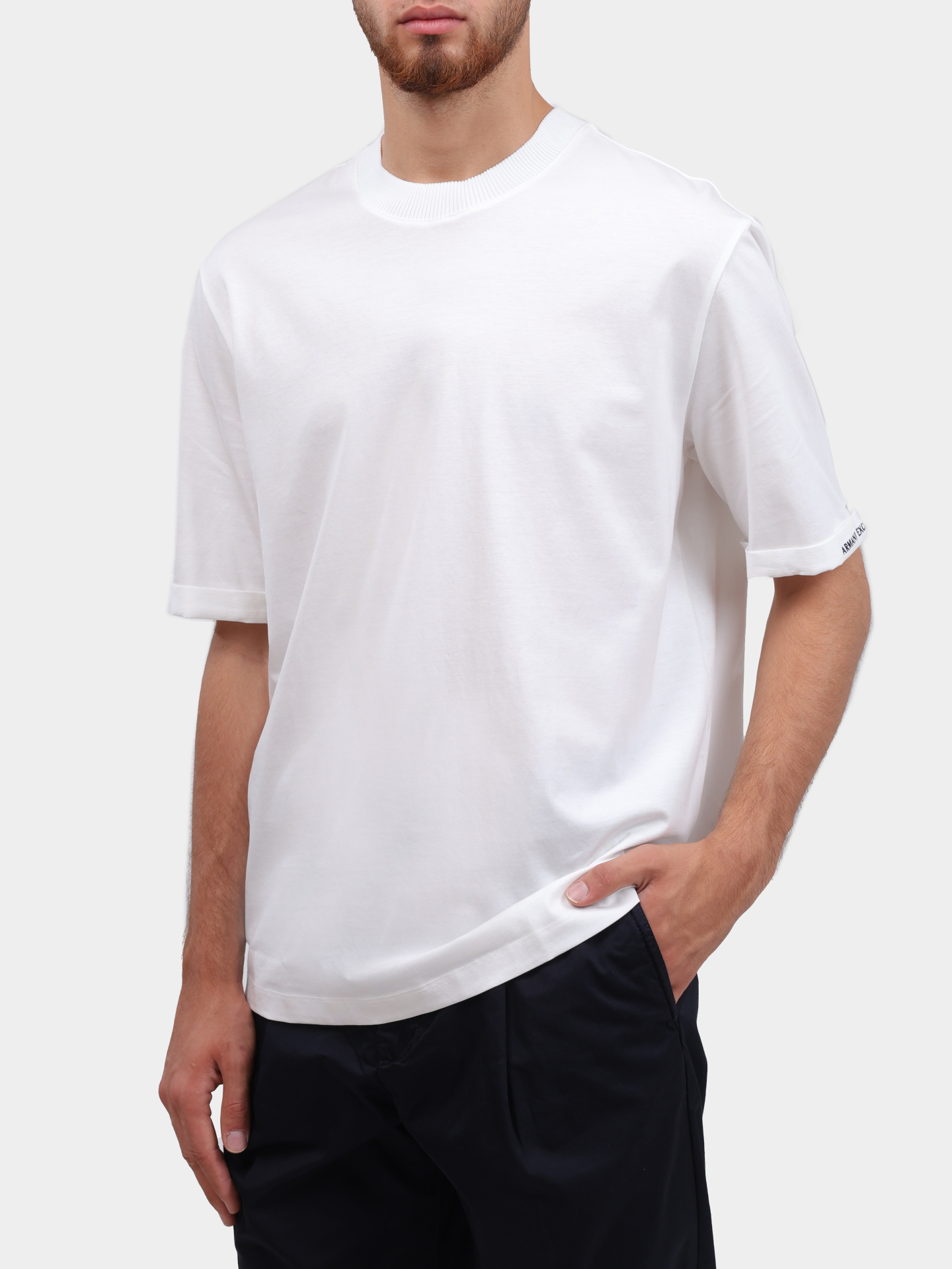 Футболка Armani Exchange XM000519 AF10337 U0009 хлопковая мужская — купить в интернет-магазине Verdistore