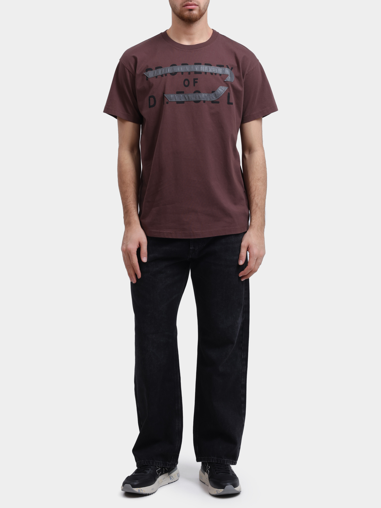 Футболка Diesel A210270DMBJ7FG хлопковая мужская — купить в интернет-магазине Verdistore