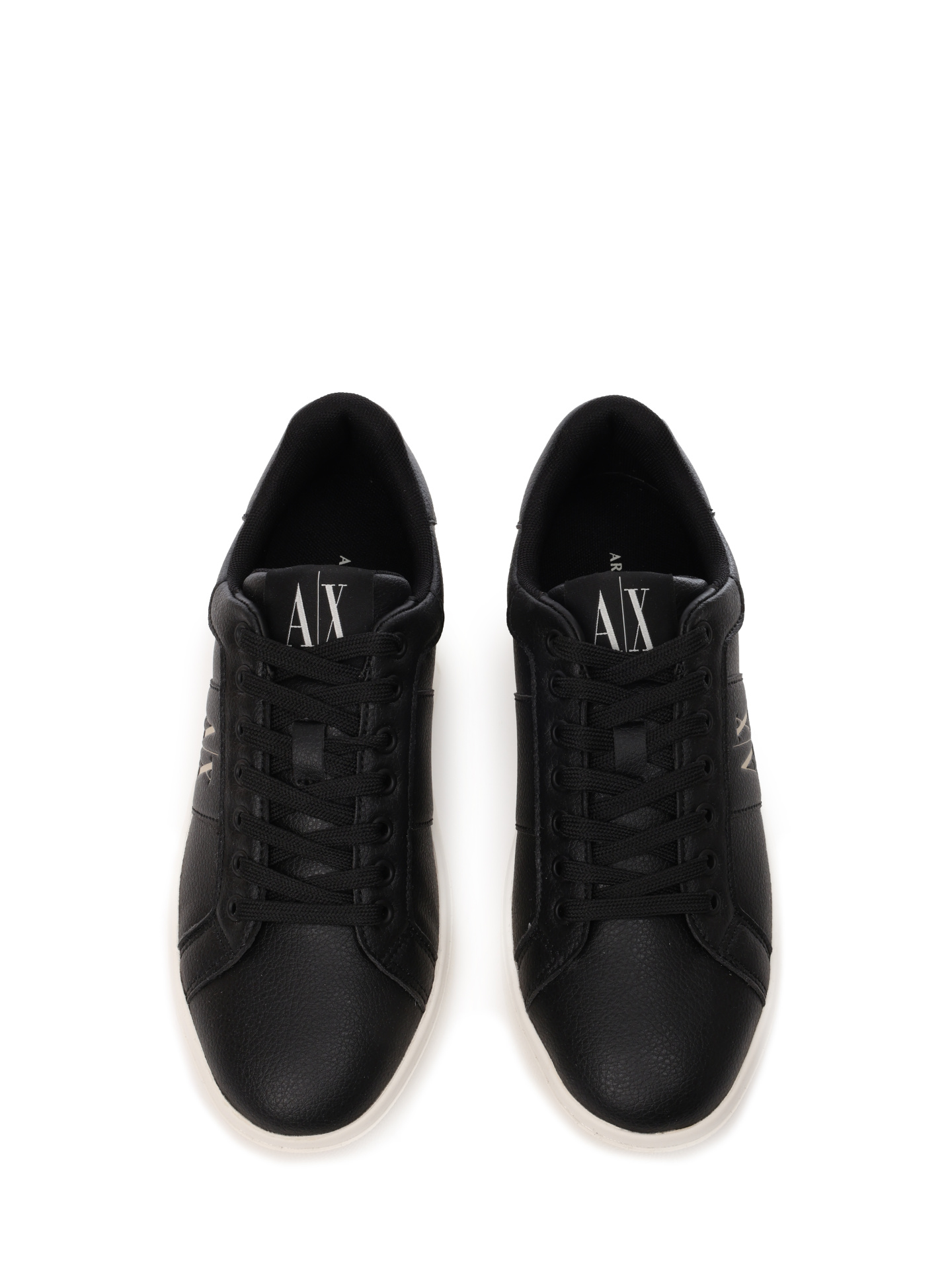 Кеды Armani Exchange XW000254 AF10859 UC001 черные женские из кожи — купить в интернет-магазине Verdistore