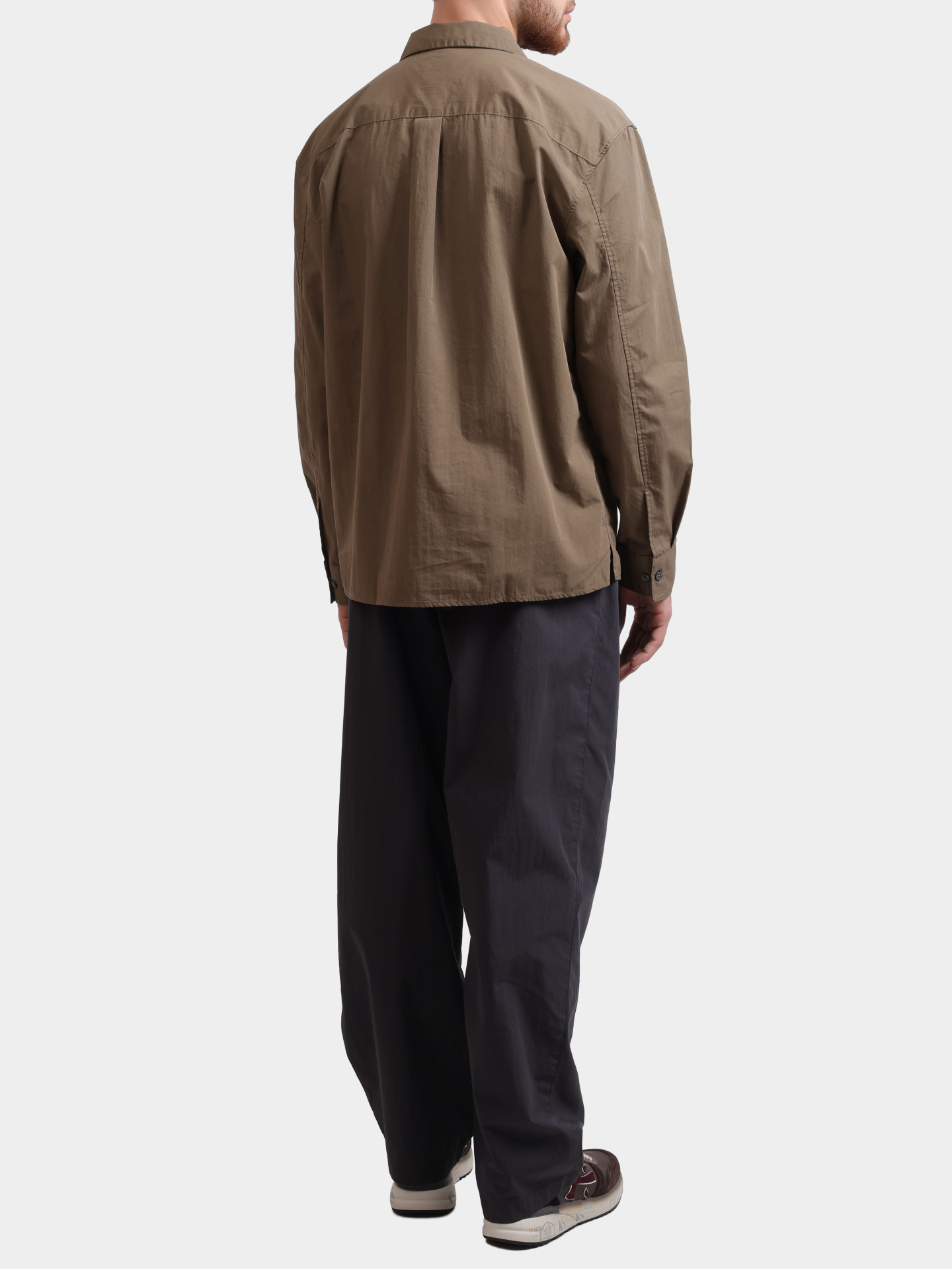 Рубашка Calvin Klein LV04LC128G VFB хаки мужская — купить в интернет-магазине Verdistore