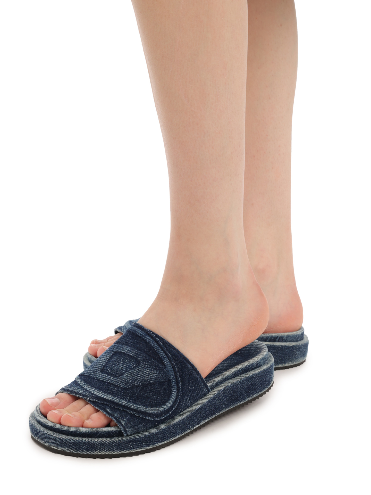 Шлепанцы Diesel Y03356P4155H1940 текстильные женские — купить в интернет-магазине Verdistore