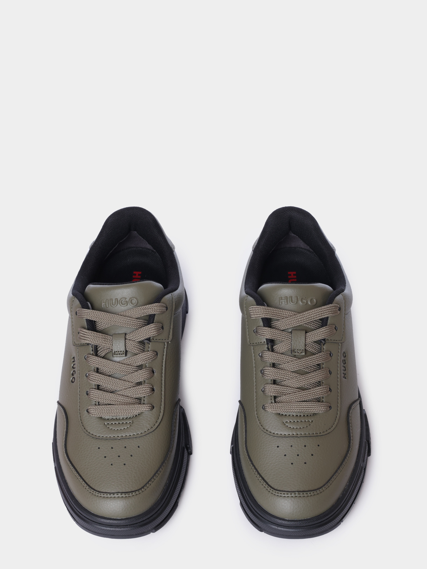 Кеды Hugo Yarrow_tenn_grpu 10274185 01 50548507 301 хаки мужские  — купить в интернет-магазине Verdistore