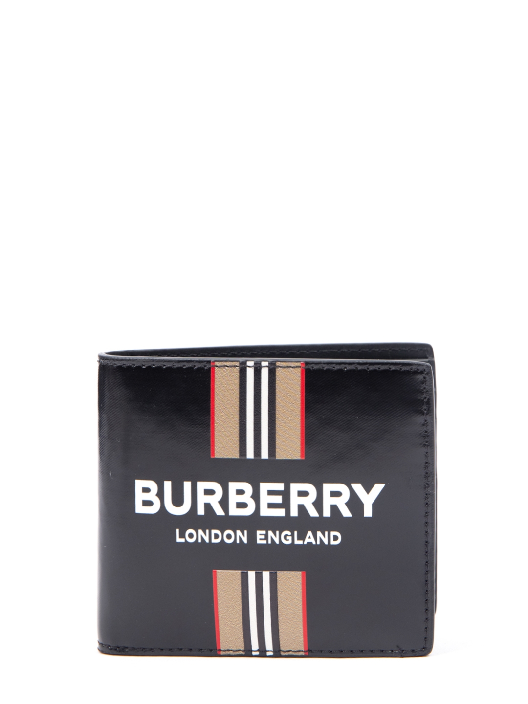 Кошелек Burberry 8030525 черный мужской с логотипом — купить в интернет-магазине Verdistore