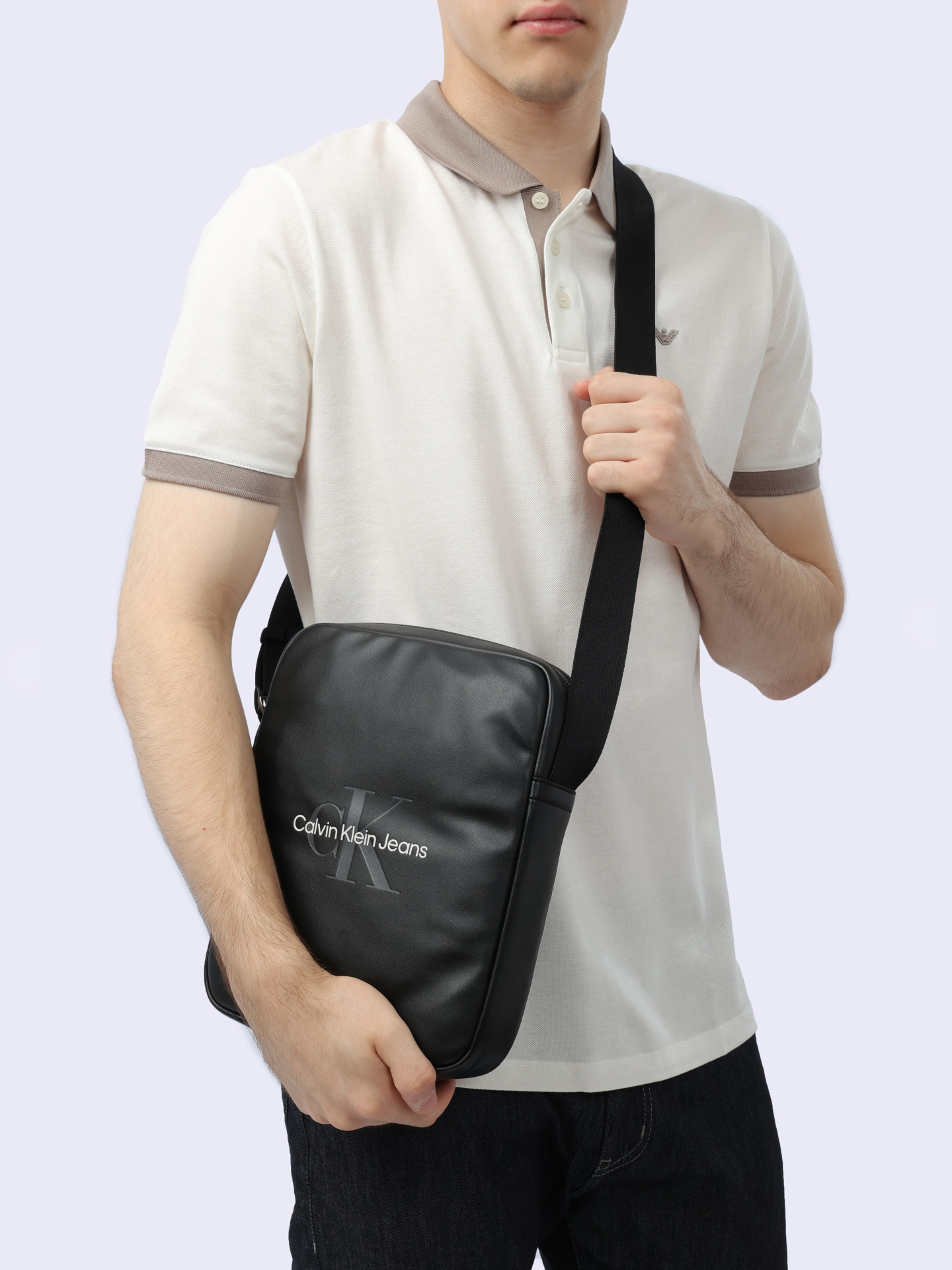 Сумка Calvin Klein Jeans K50K512447 черная мужская — купить в интернет-магазине Verdistore