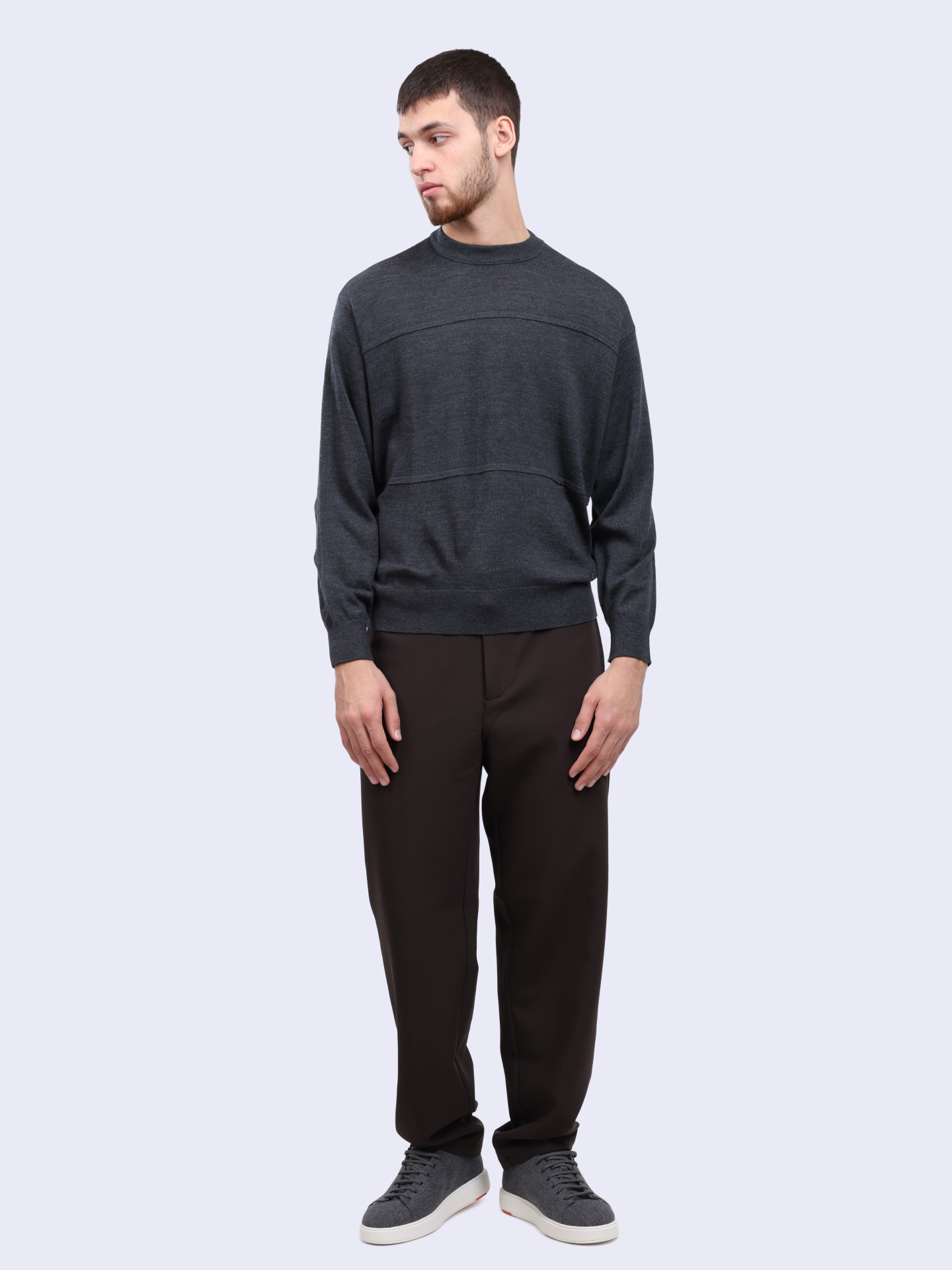 Джемпер Emporio Armani 6D1MXM 1MKBZ 0631 шерстяной мужской — купить в интернет-магазине Verdistore