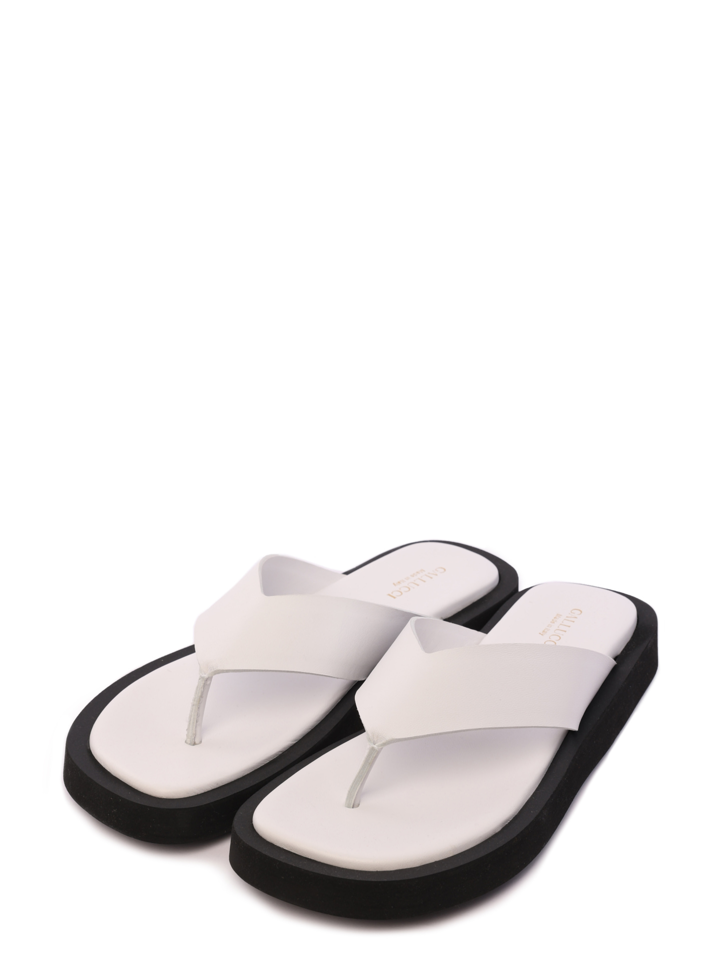 Шлепанцы Gallucci D10114AM090100 кожаные женские — купить в интернет-магазине Verdistore