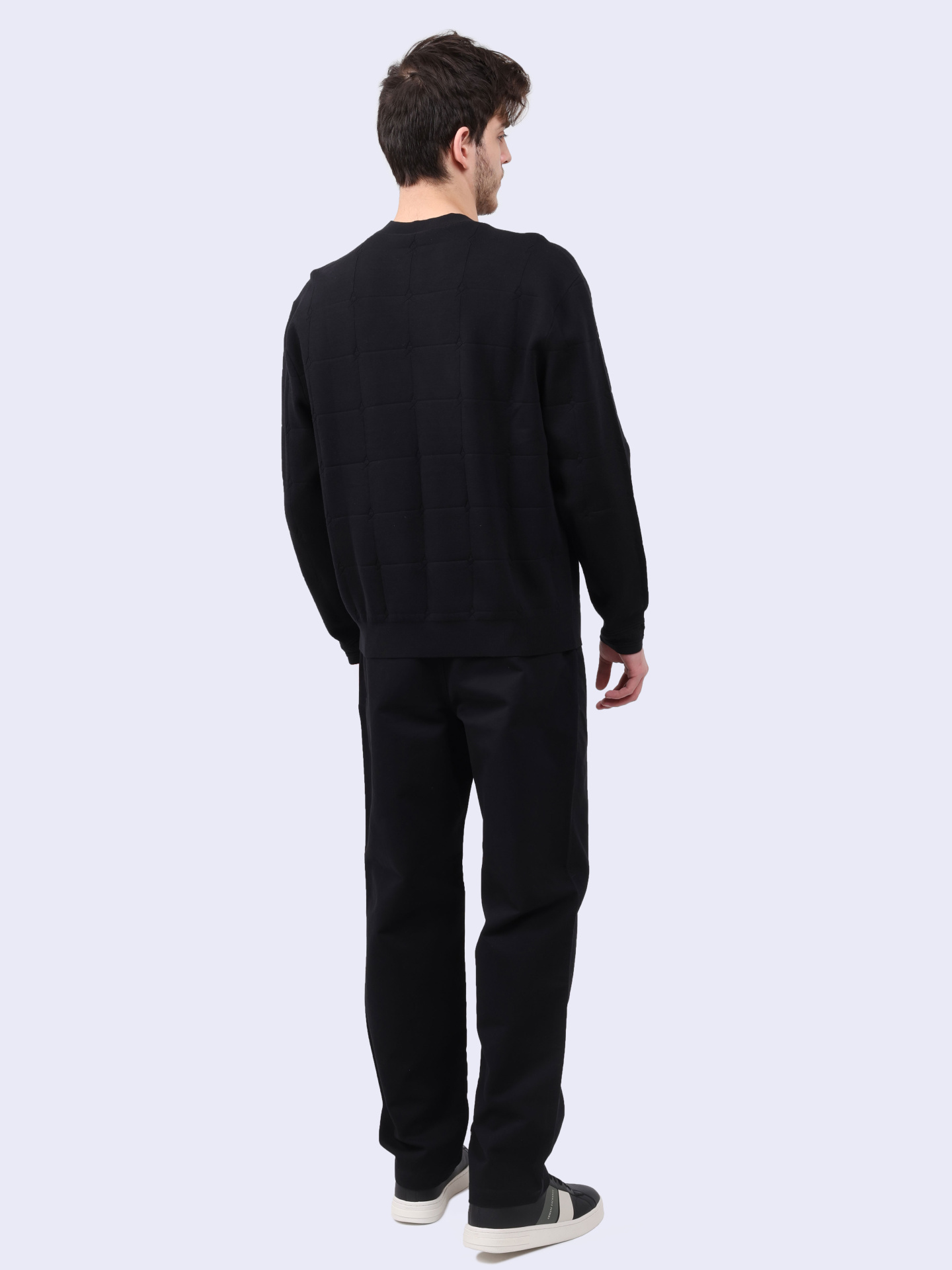 Свитшот Armani Exchange 6DZM6C ZM5AZ 1200 черный мужской — купить в интернет-магазине Verdistore