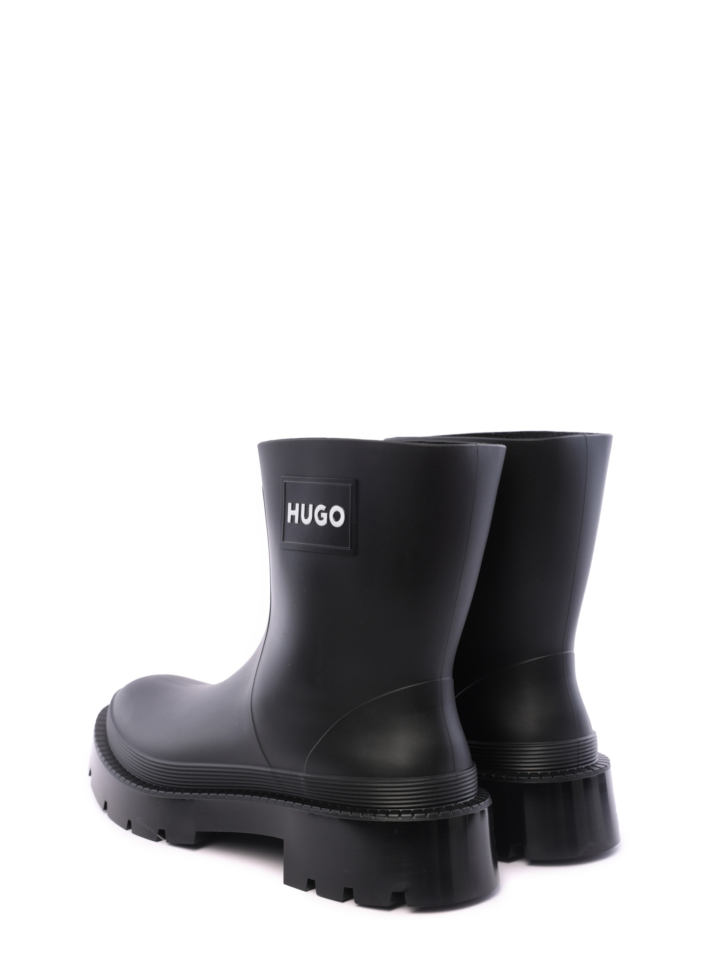 Резиновые полусапоги 50487964 001 черные женские с логотипом — купить в интернет-магазине Verdistore