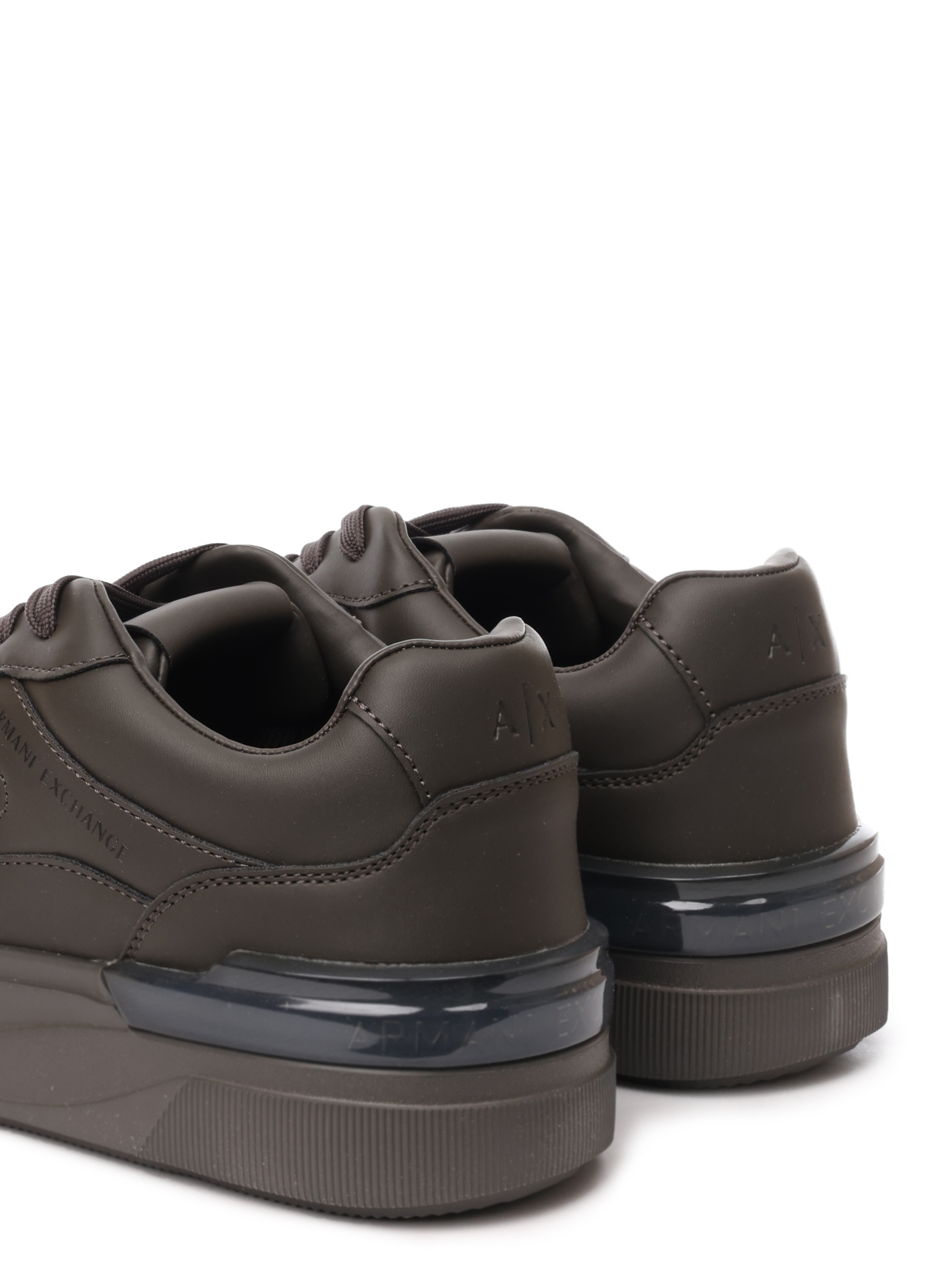 Кроссовки Armani Exchange XUX219 XV857 00881 оливковые мужские из эко-кожи — купить в интернет-магазине Verdistore