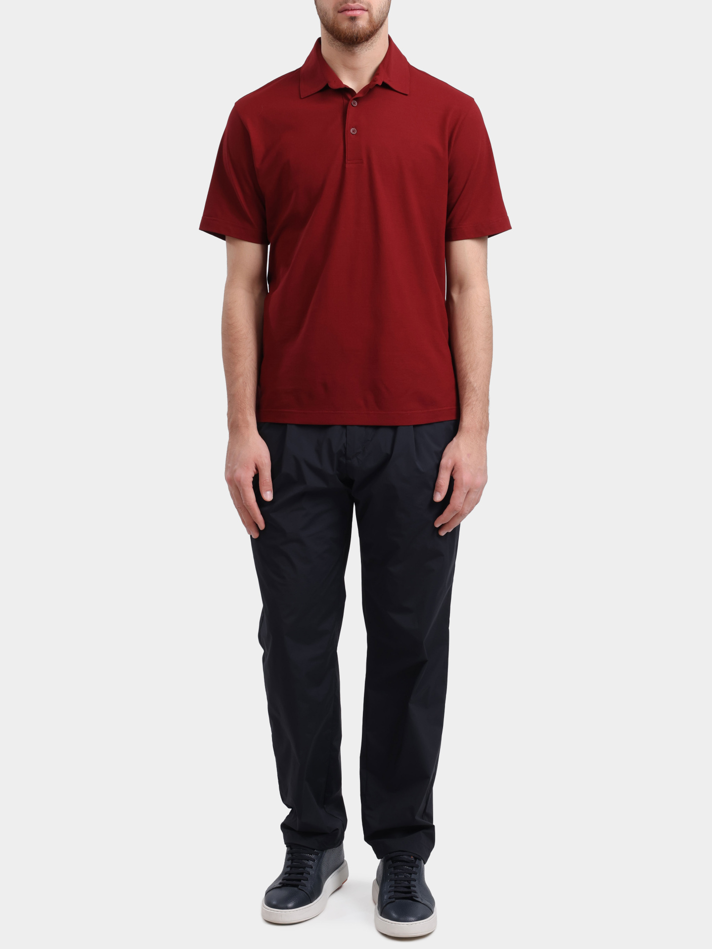 Поло Herno JPL00115U 52005 6980 хлопковое мужское — купить в интернет-магазине Verdistore