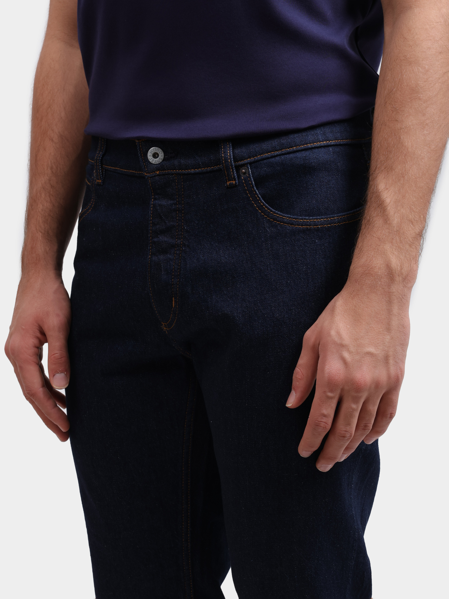 Джинсы Hugo 50511496 401 темно-синие мужские — купить в интернет-магазине Verdistore