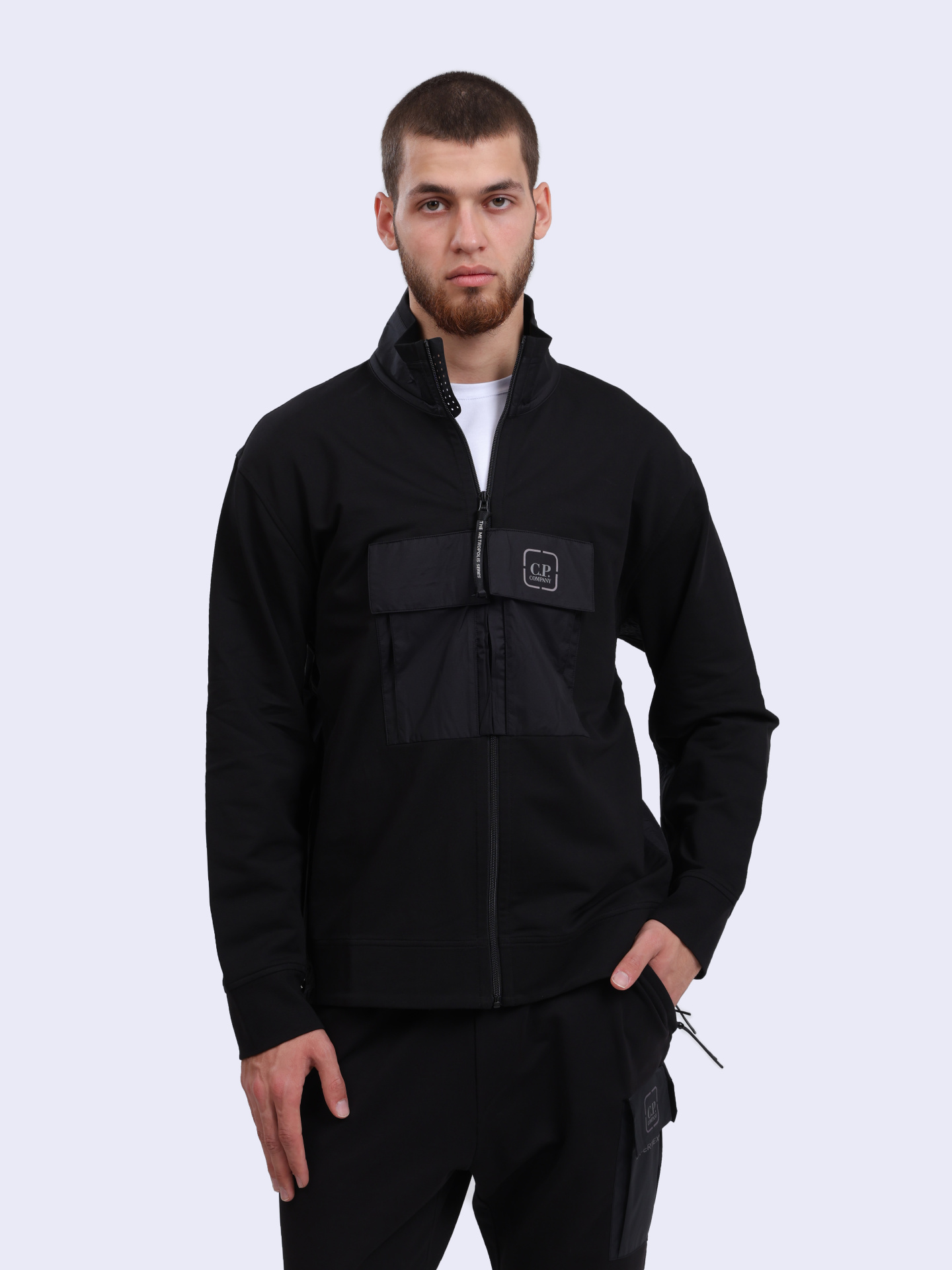 Мастерка C.P. Company 18CLSS012A006452W 999 хлопковая мужская — купить в интернет-магазине Verdistore