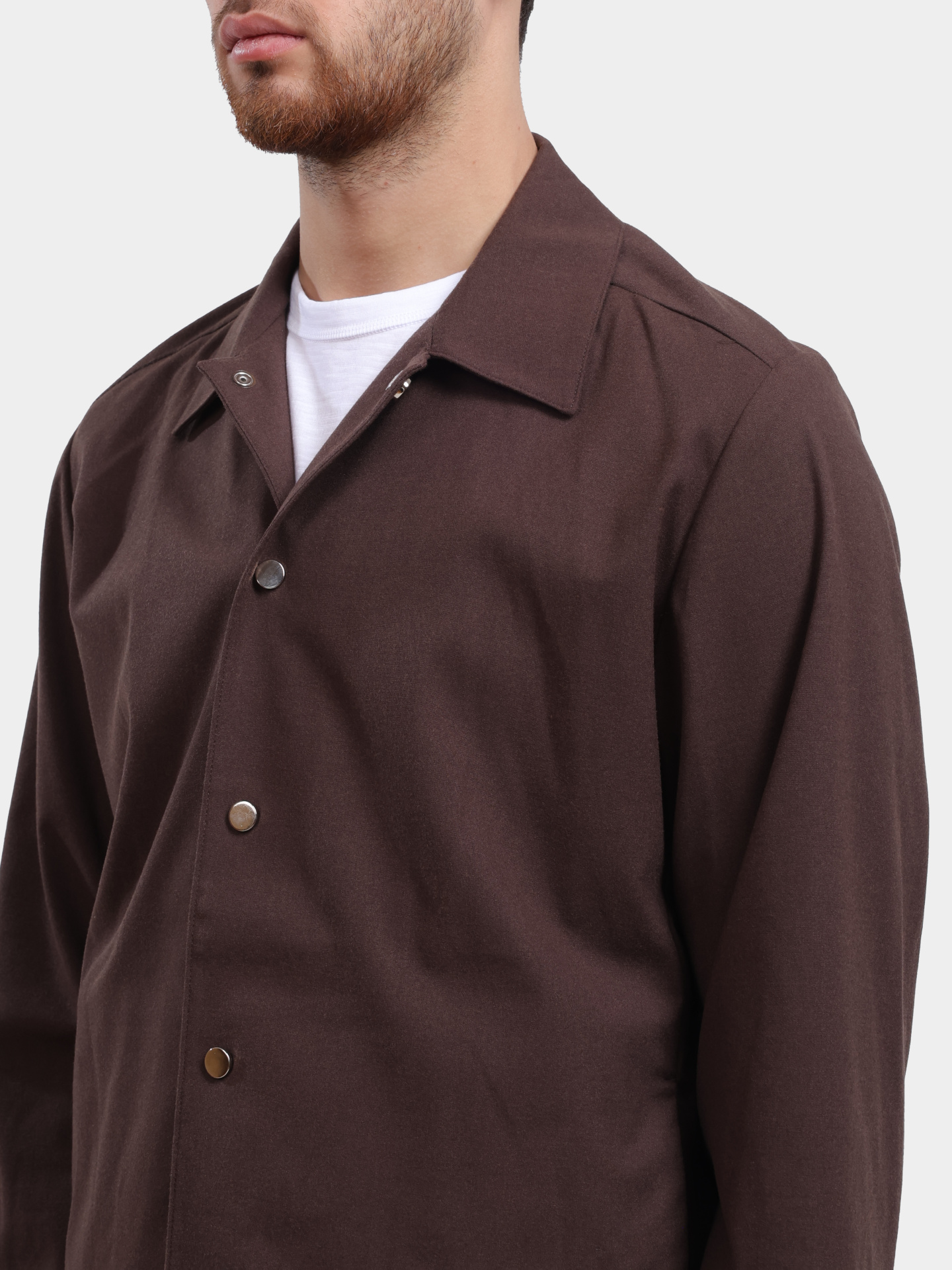 Рубашка PAUL 8425004 004 коричневая мужская — купить в интернет-магазине Verdistore