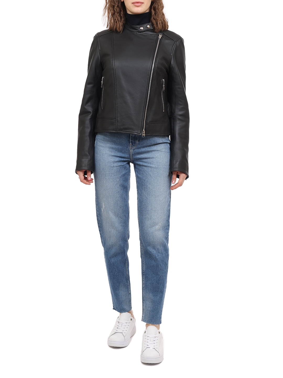 Куртка Calvin Klein K20K200192 кожаная женская — купить в интернет-магазине Verdistore