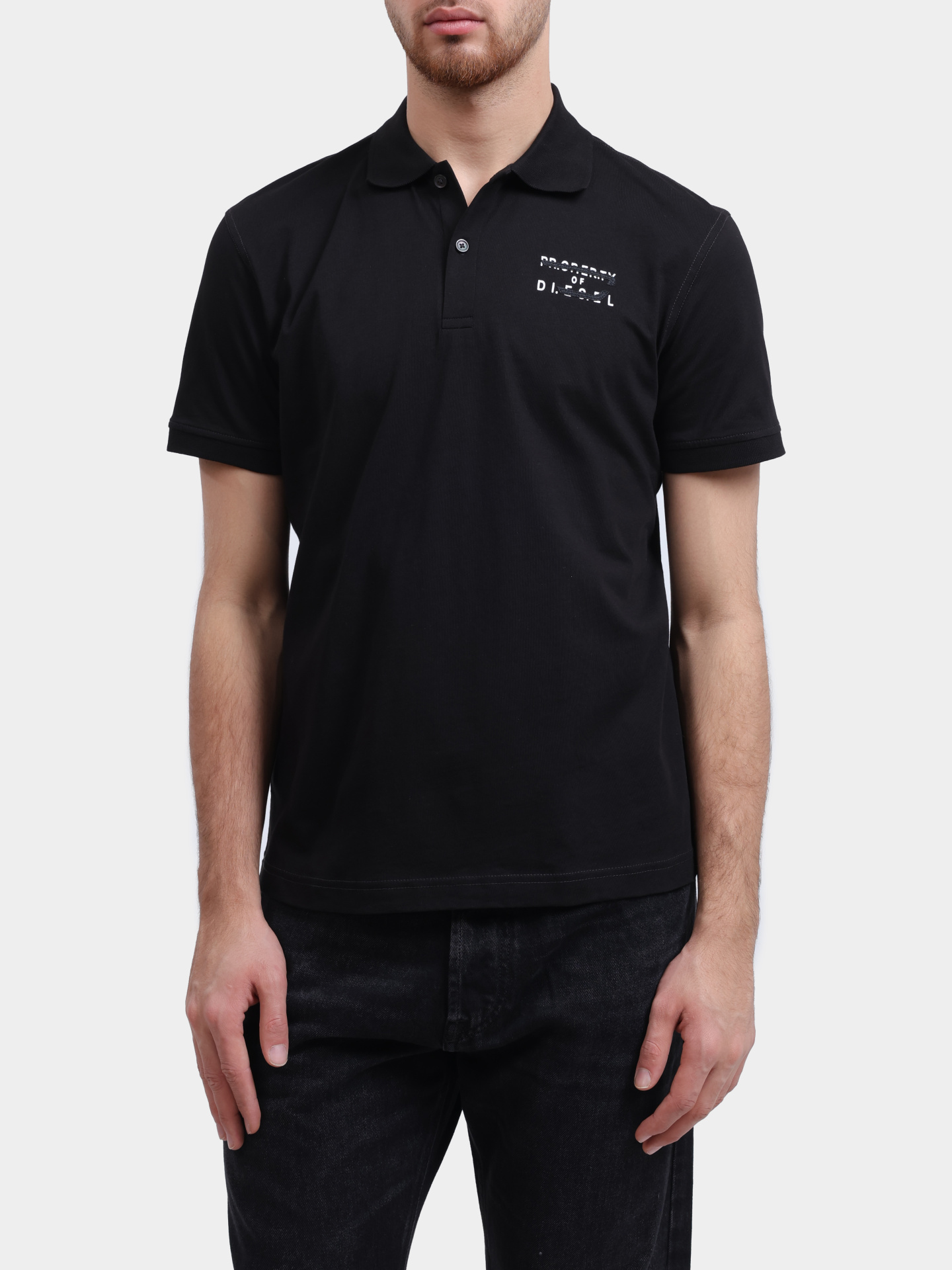 Поло Diesel A218890QIAM9XX хлопковое мужское — купить в интернет-магазине Verdistore