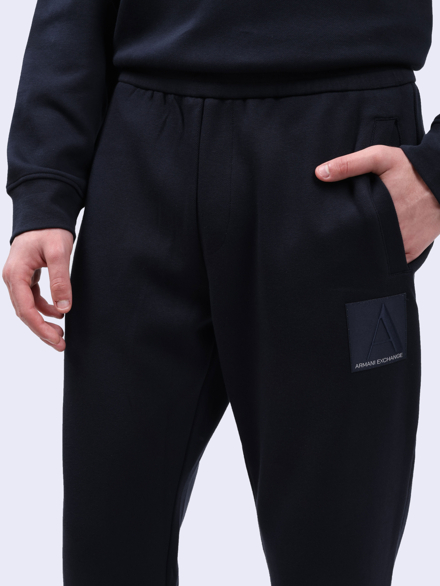 Мастерка Armani Exchange 6DZMJL ZJZGZ 17AC мужская с капюшоном — купить в интернет-магазине Verdistore