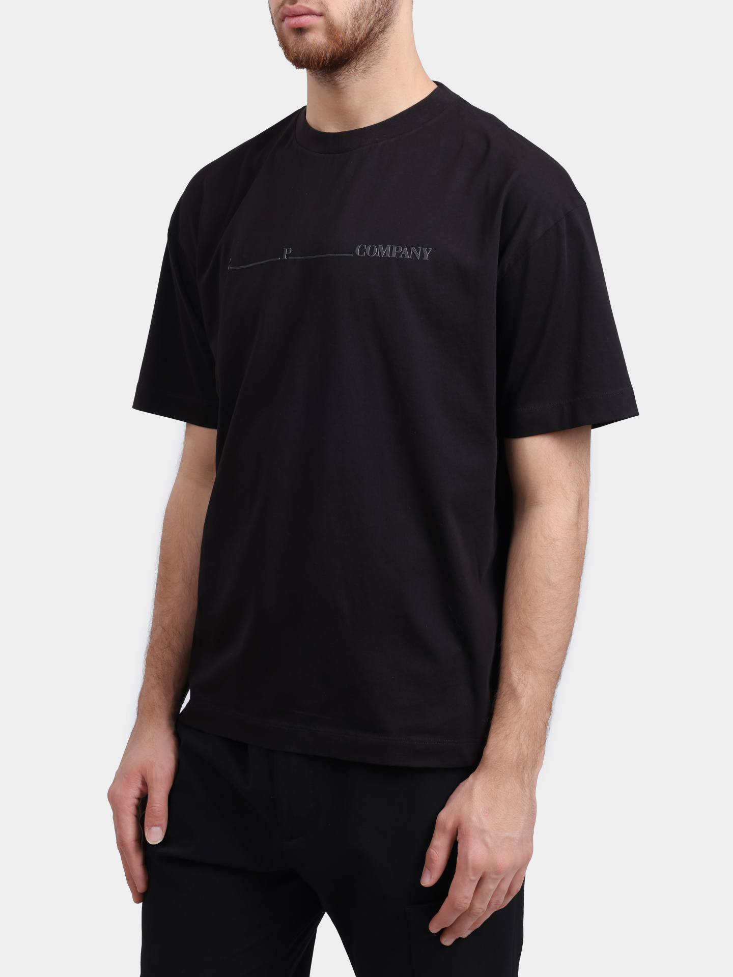 Футболка C.P. Company 19CMTS109A-005100W мужская с логотипом — купить в интернет-магазине Verdistore