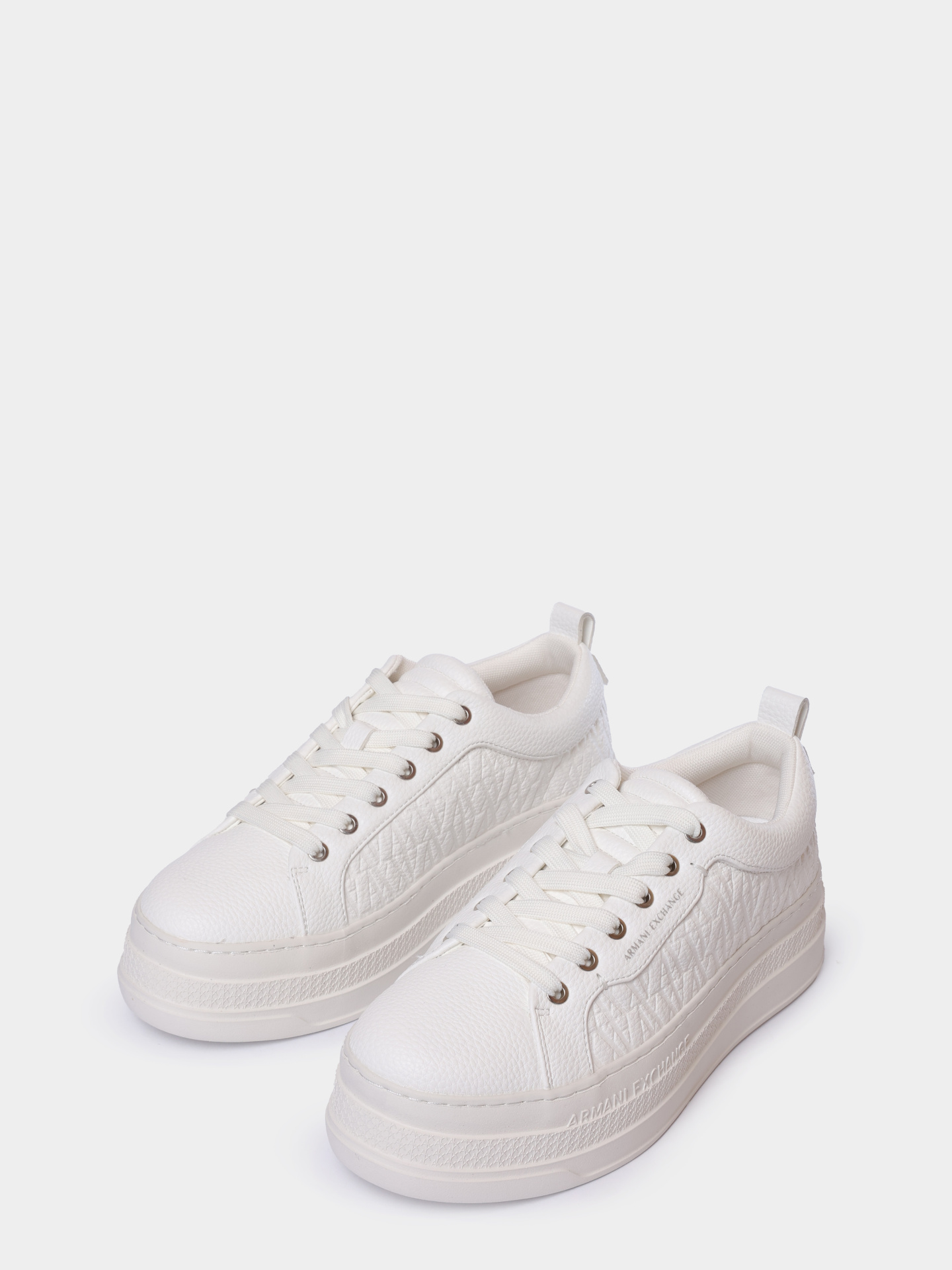 Кеды Armani Exchange XW001630 AF17351 U0011 белые женские — купить в интернет-магазине Verdistore