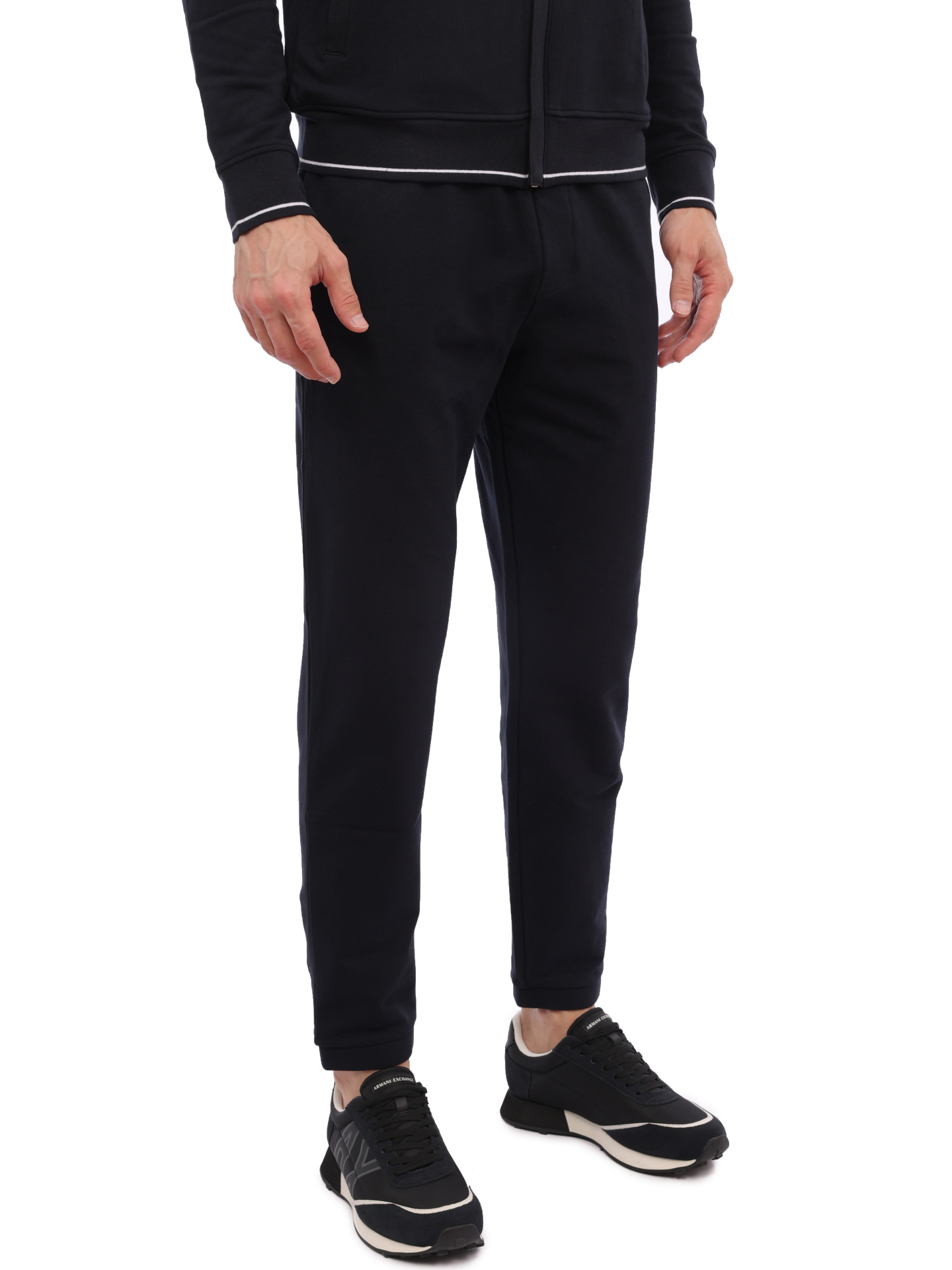 Брюки спортивные Armani Exchange 8NZP82 ZJH3Z 1510 темно-синие мужские — купить в интернет-магазине Verdistore