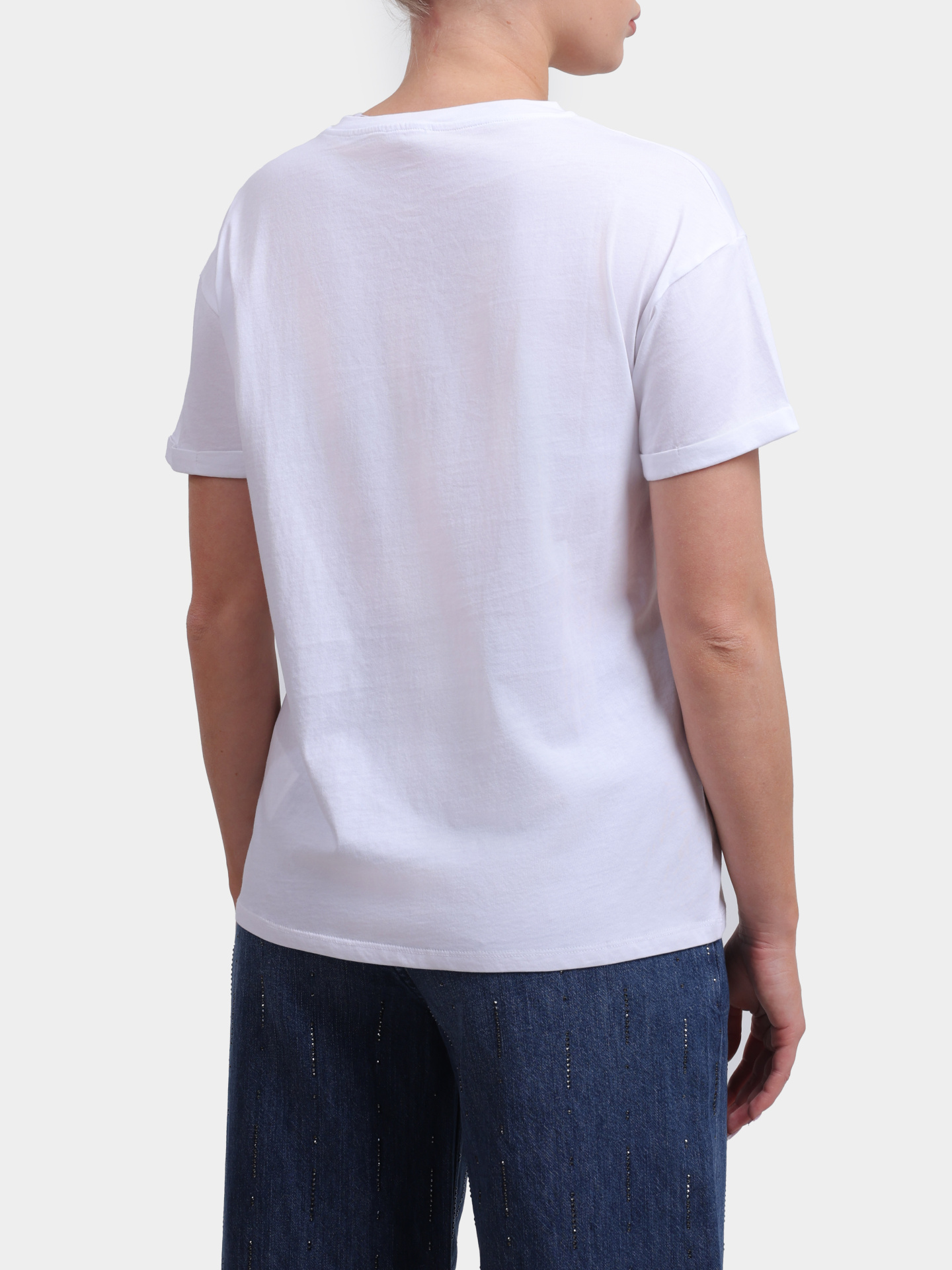 Футболка Liu-Jo WA6372 JS923 P9333 хлопковая женская — купить в интернет-магазине Verdistore