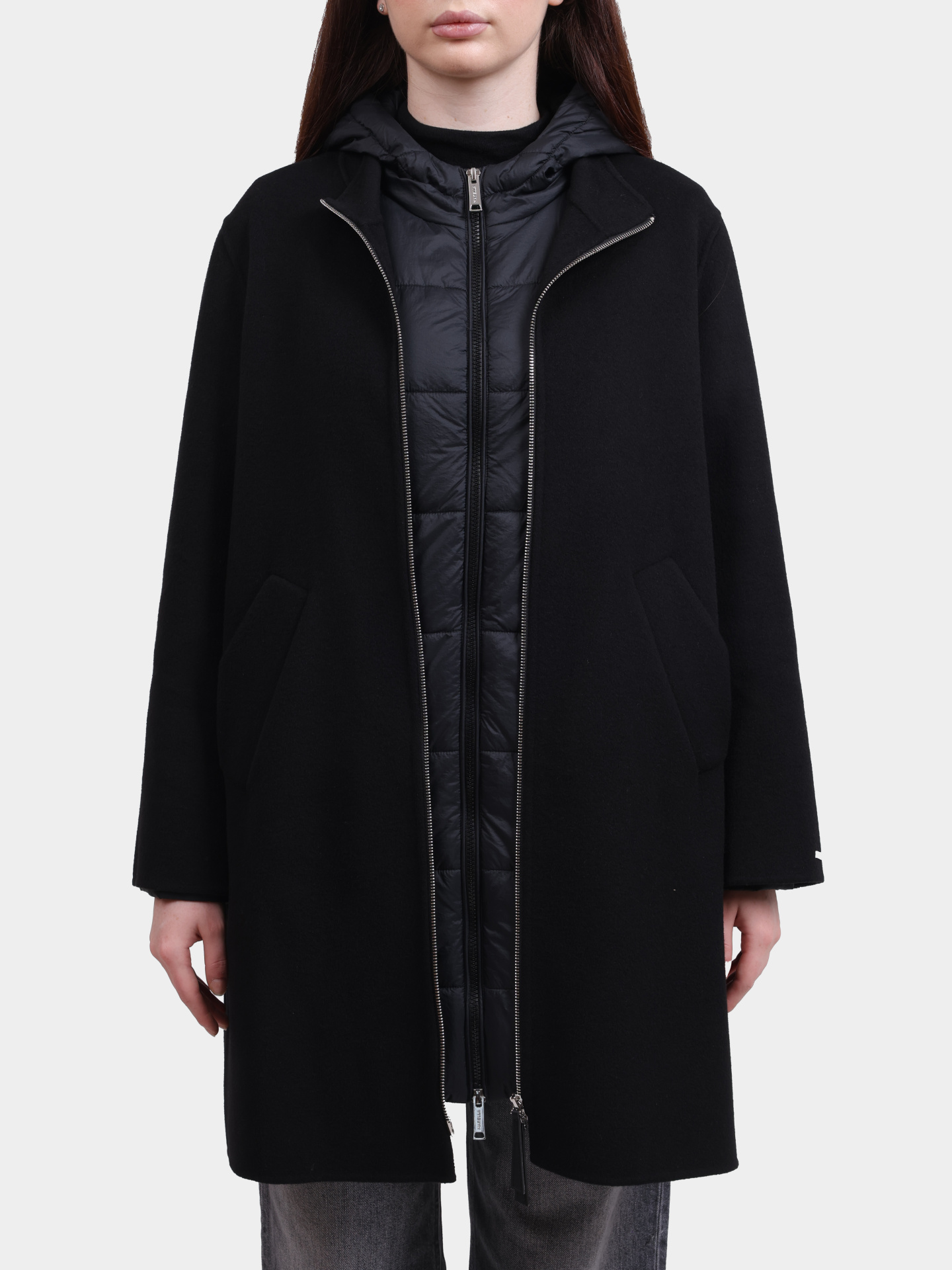 Пальто MARELLA MORIANA 005 черное женское — купить в интернет-магазине Verdistore