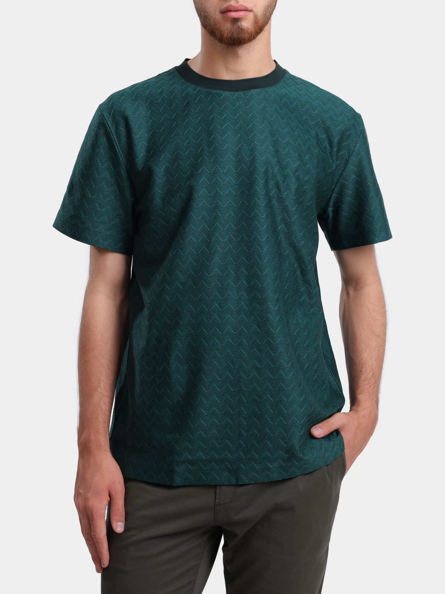 Футболка MISSONI US25SL09 BJ00LJ S6147 хлопковая мужская — купить в интернет-магазине Verdistore