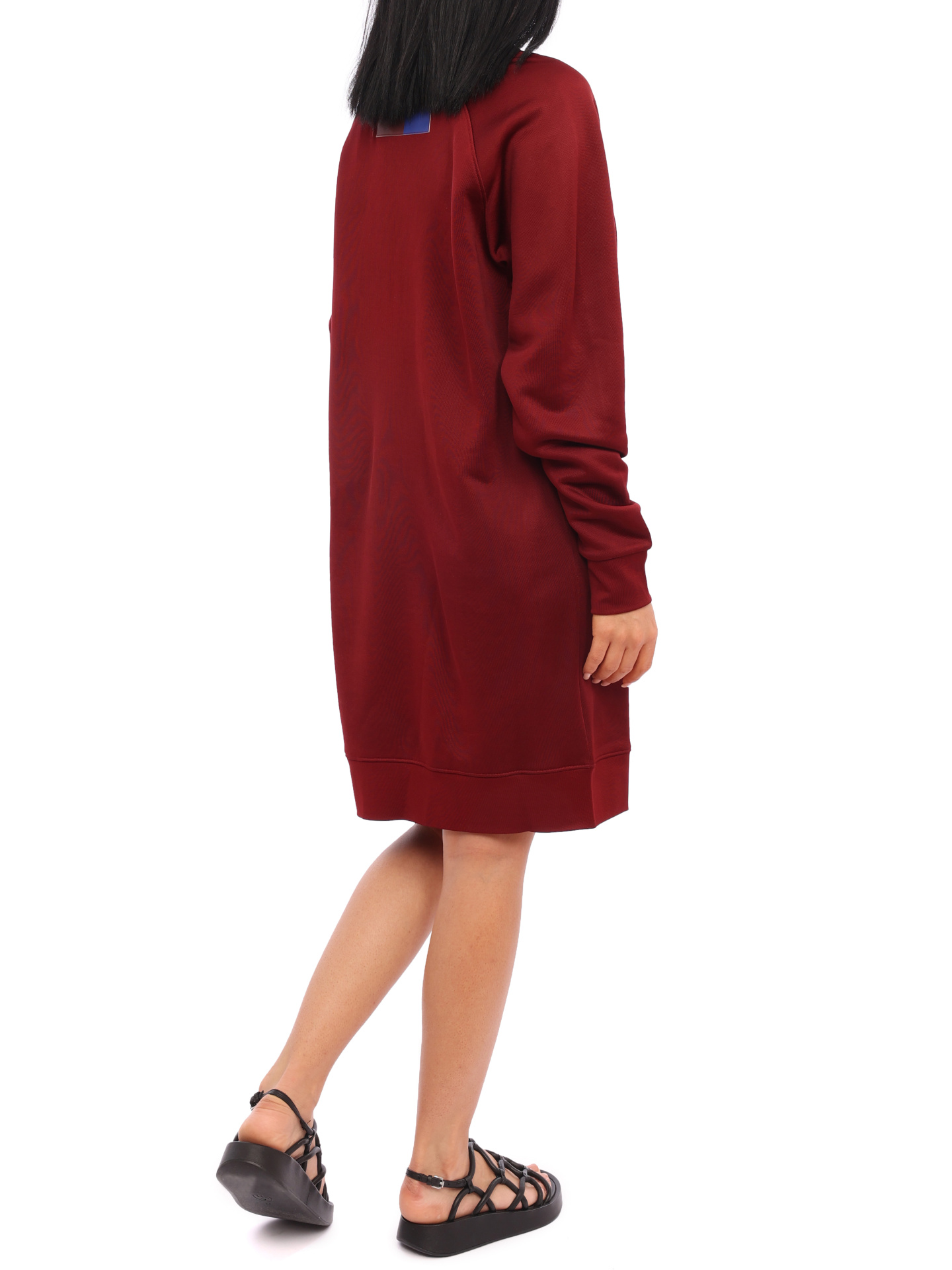 Платье Calvin Klein K20K200489 бордовое женское — купить в интернет-магазине Verdistore