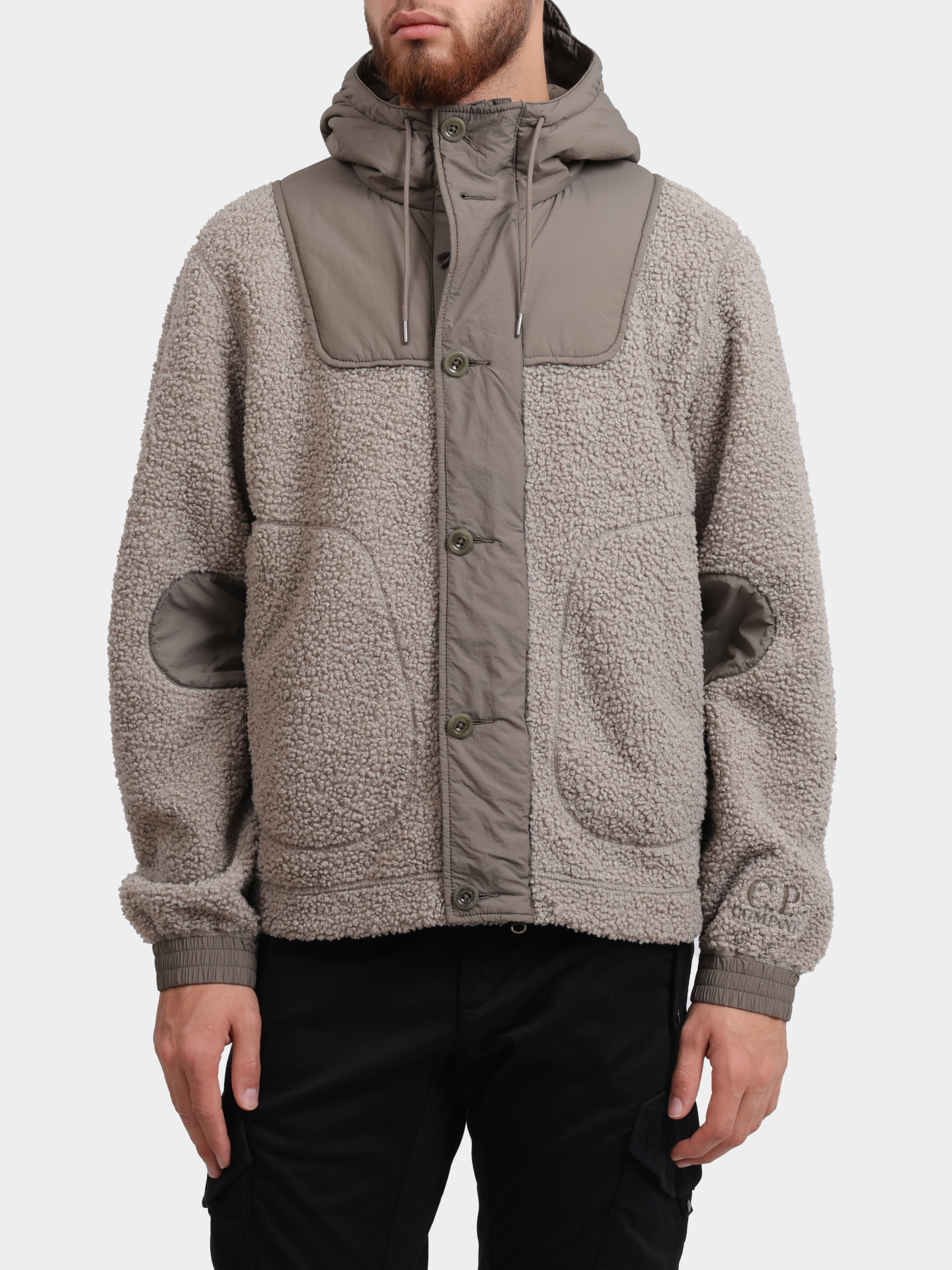 Куртка C.P. Company 17CMOW102A 110163M 327 хаки мужская из экомеха — купить в интернет-магазине Verdistore