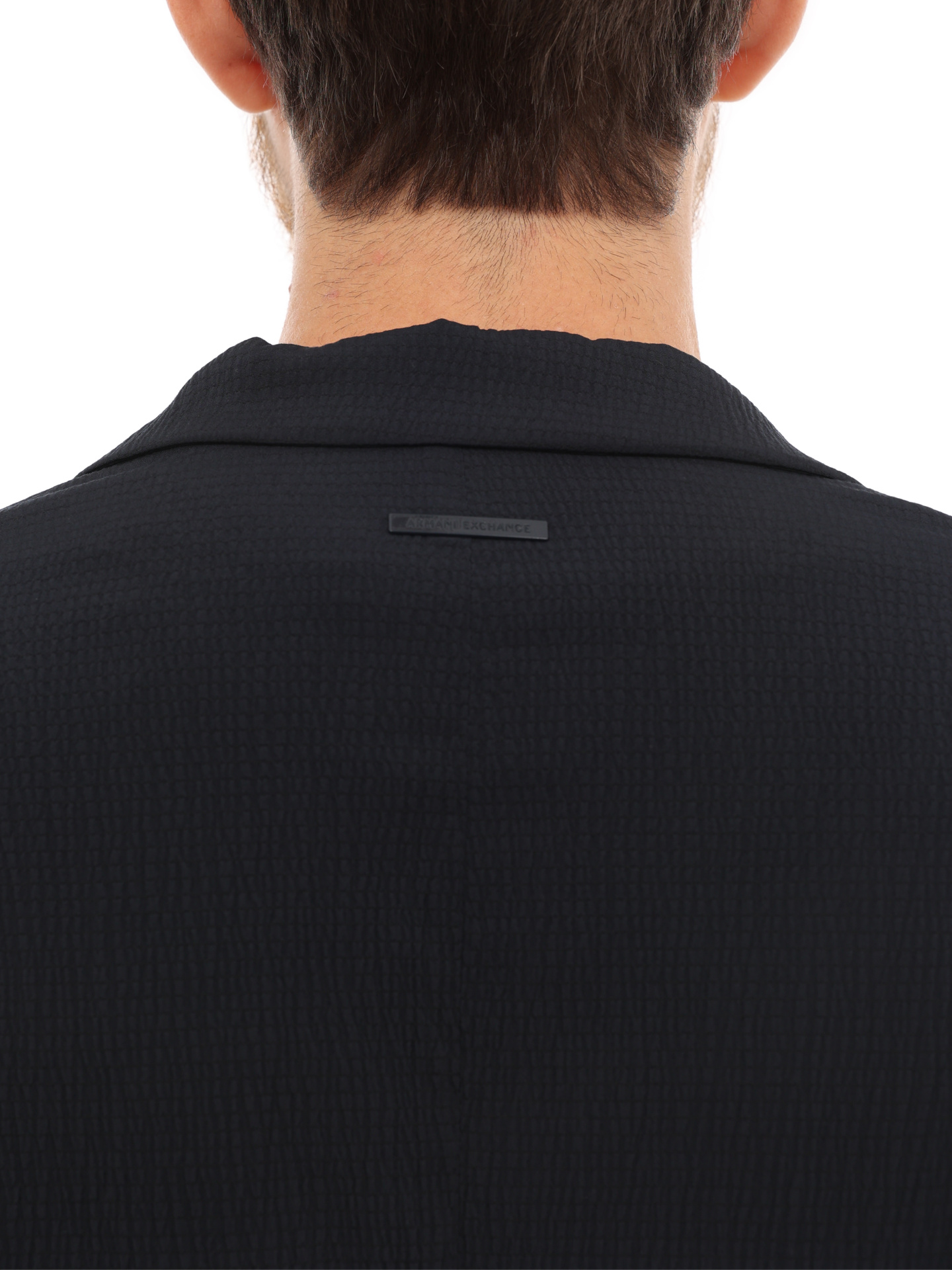 Пиджак Armani Exchange 3LZG45 ZNN5Z 1510 темно-синий мужской из фактурной ткани — купить в интернет-магазине Verdistore