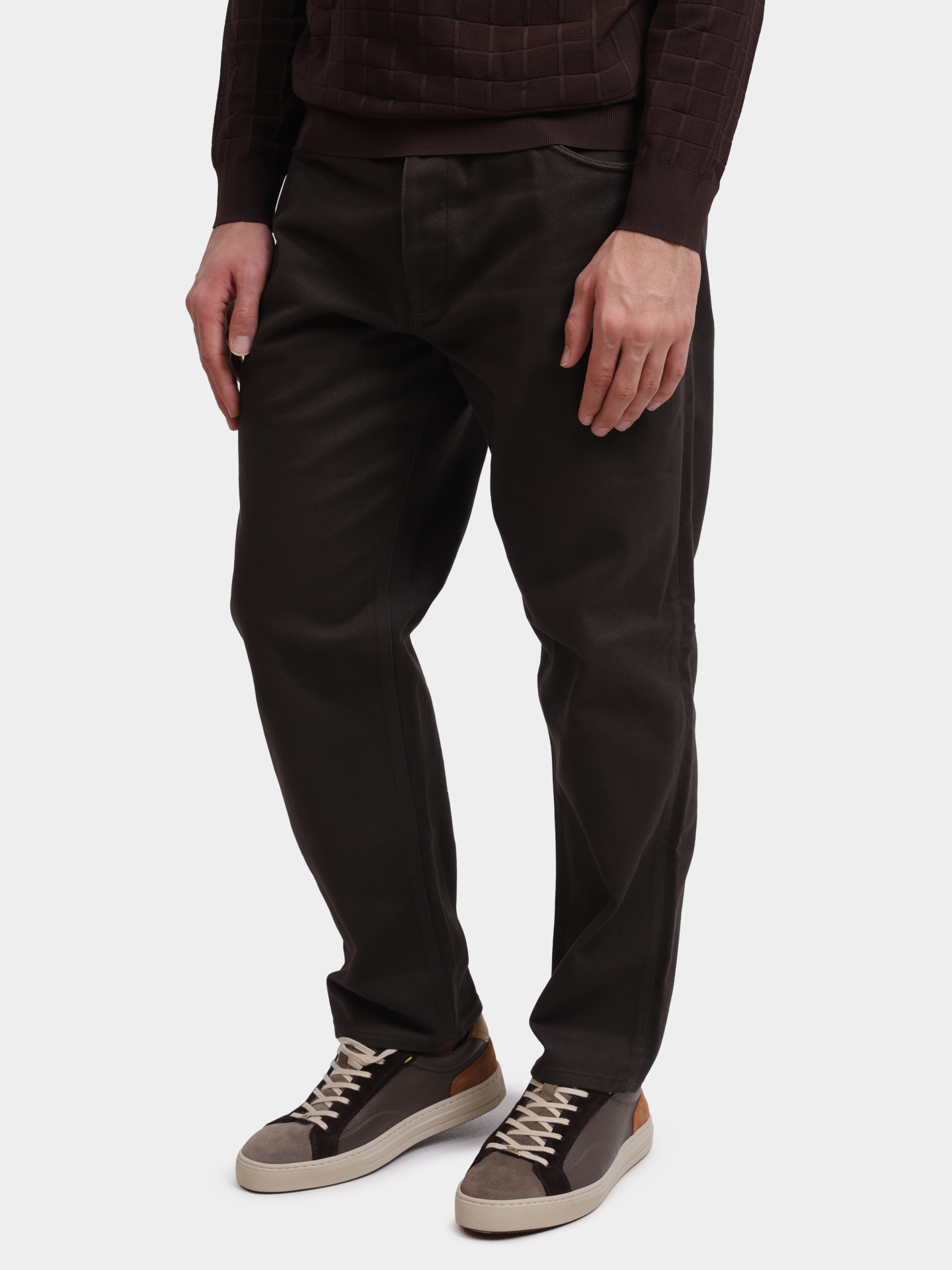 Джинсы Emporio Armani 6R1J69 1NGRZ 05A6 темно-коричневые мужские — купить в интернет-магазине Verdistore