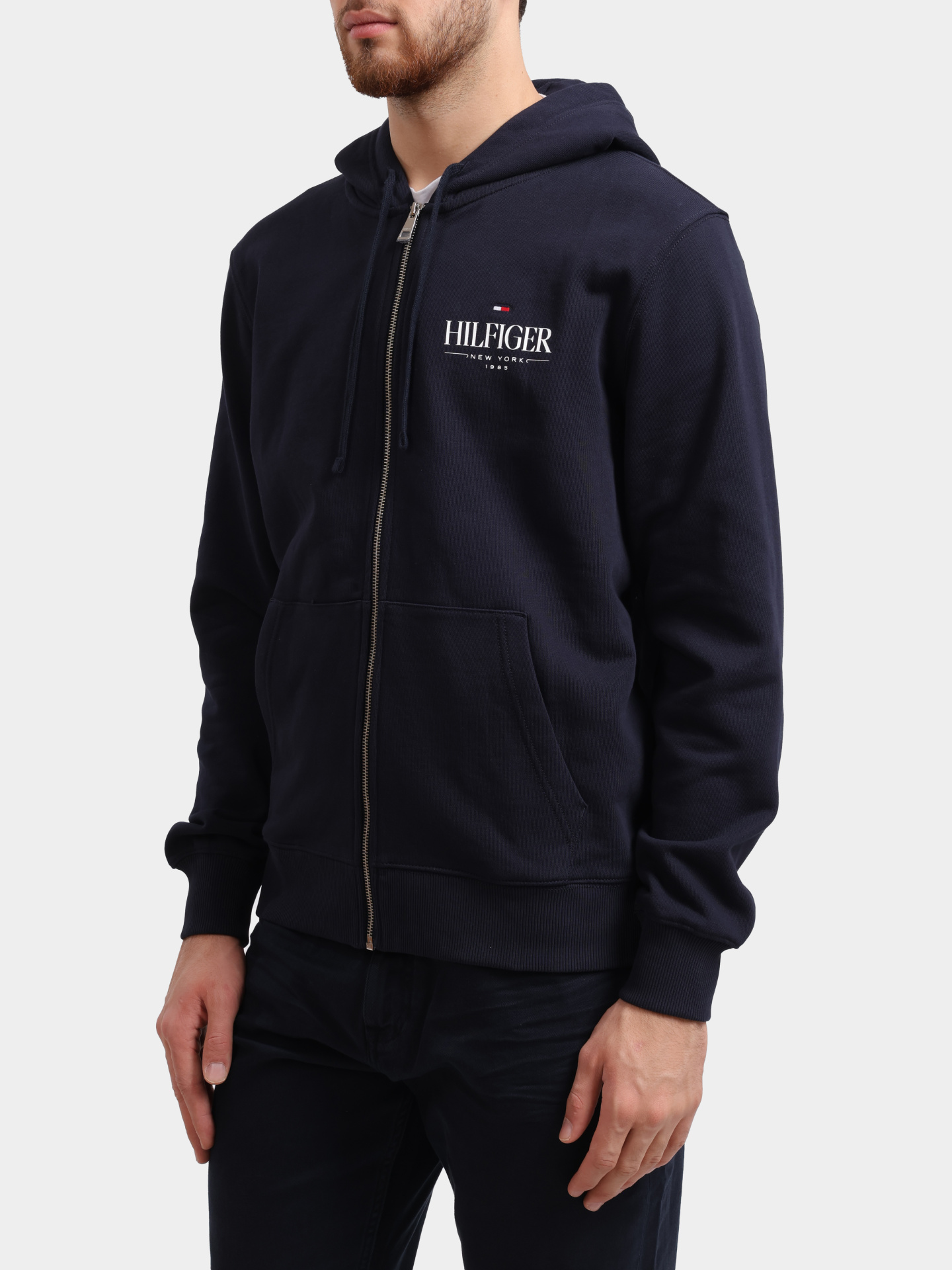 Мастерка Tommy Hilfiger MW0MW39375 мужская на молнии  — купить в интернет-магазине Verdistore