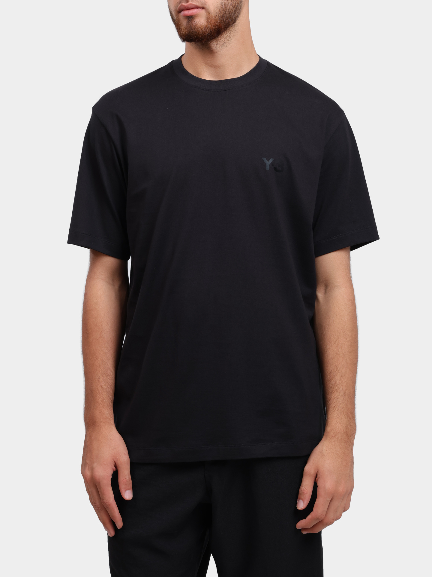 Футболка Y-3 IW0066 черная мужская из хлопка — купить в интернет-магазине Verdistore