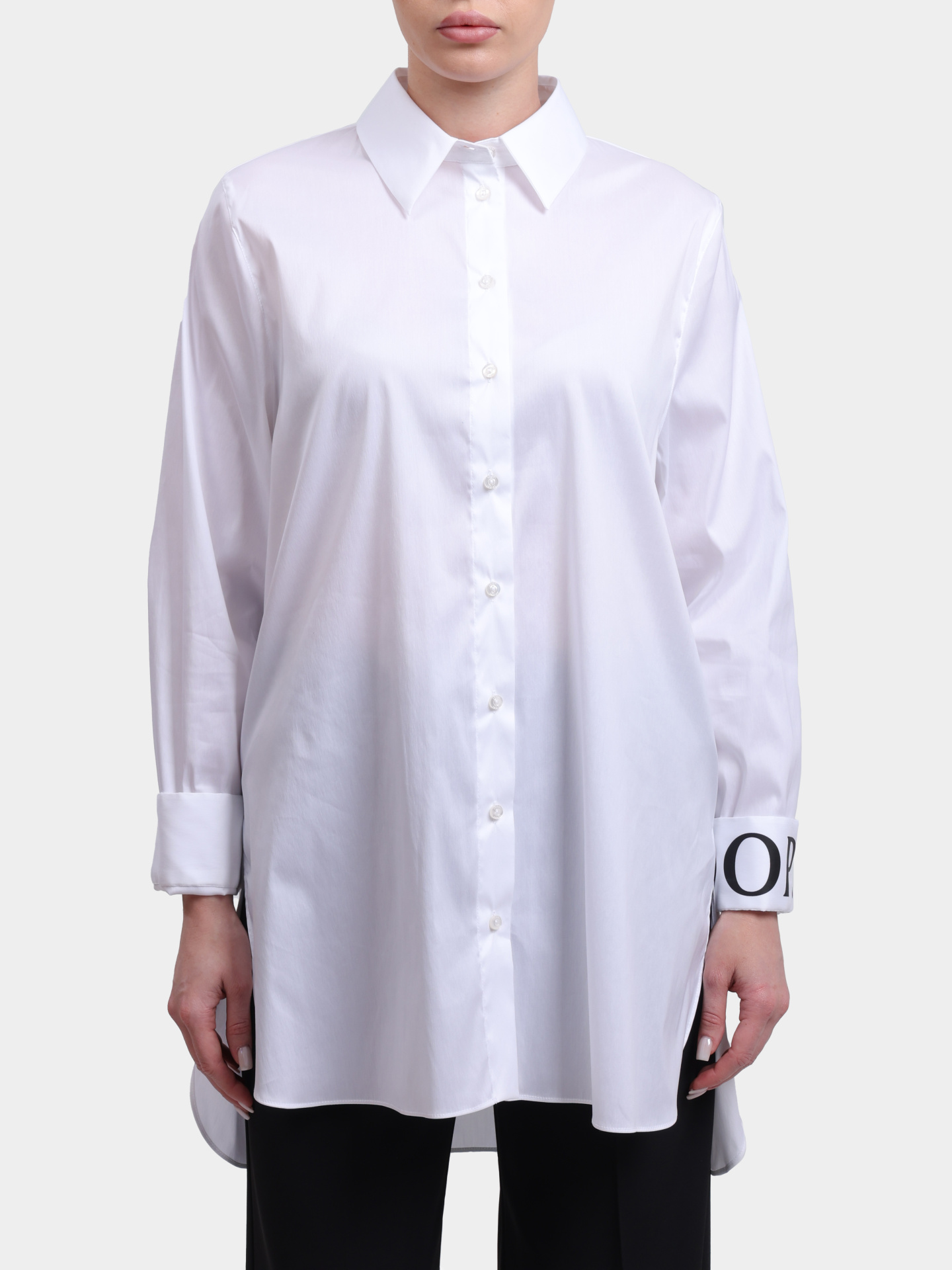 Рубашка 58 JW241B240 10017299 100 белая женская удлиненная — купить в интернет-магазине Verdistore