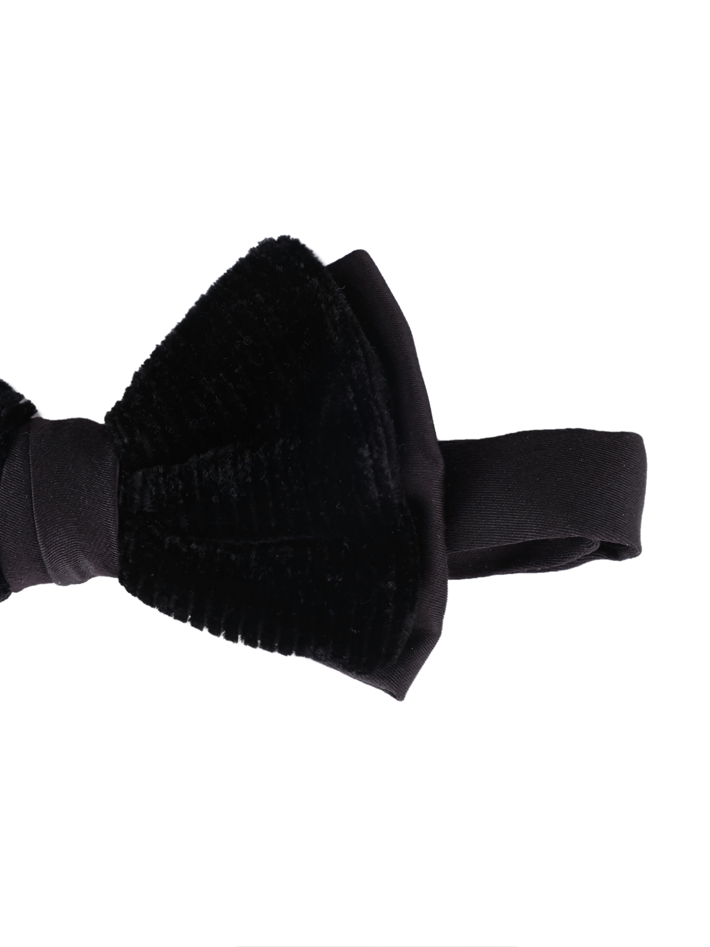 Галстук-бабочка Armani Collezioni 350025 6A382 черный мужской из бархатной ткани  — купить в интернет-магазине Verdistore