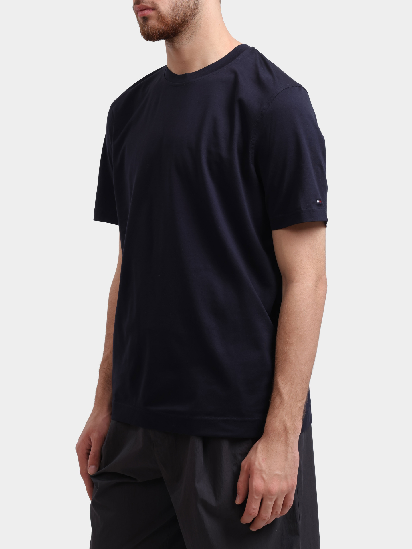 Футболка Tommy Hilfiger MW0MW39779 DW5 хлопковая мужская — купить в интернет-магазине Verdistore