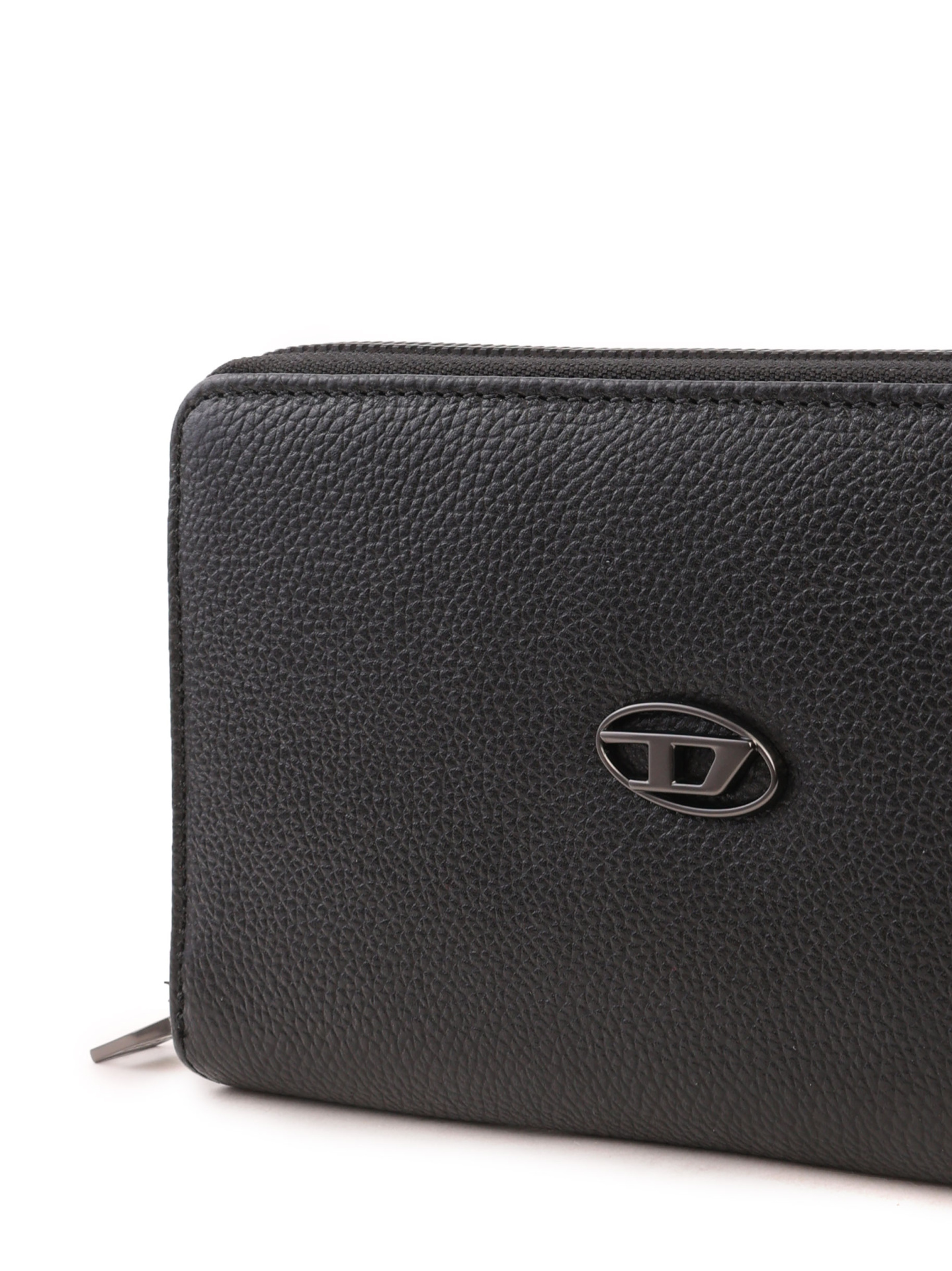 Кошелек Diesel X09015P0685H8278 черный кожаный — купить в интернет-магазине Verdistore