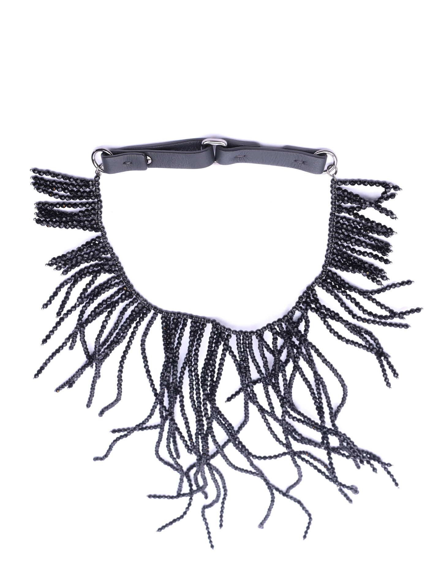 Ожерелье Brunello Cucinelli MCOW9N204 CRGN черное женское — купить в интернет-магазине Verdistore