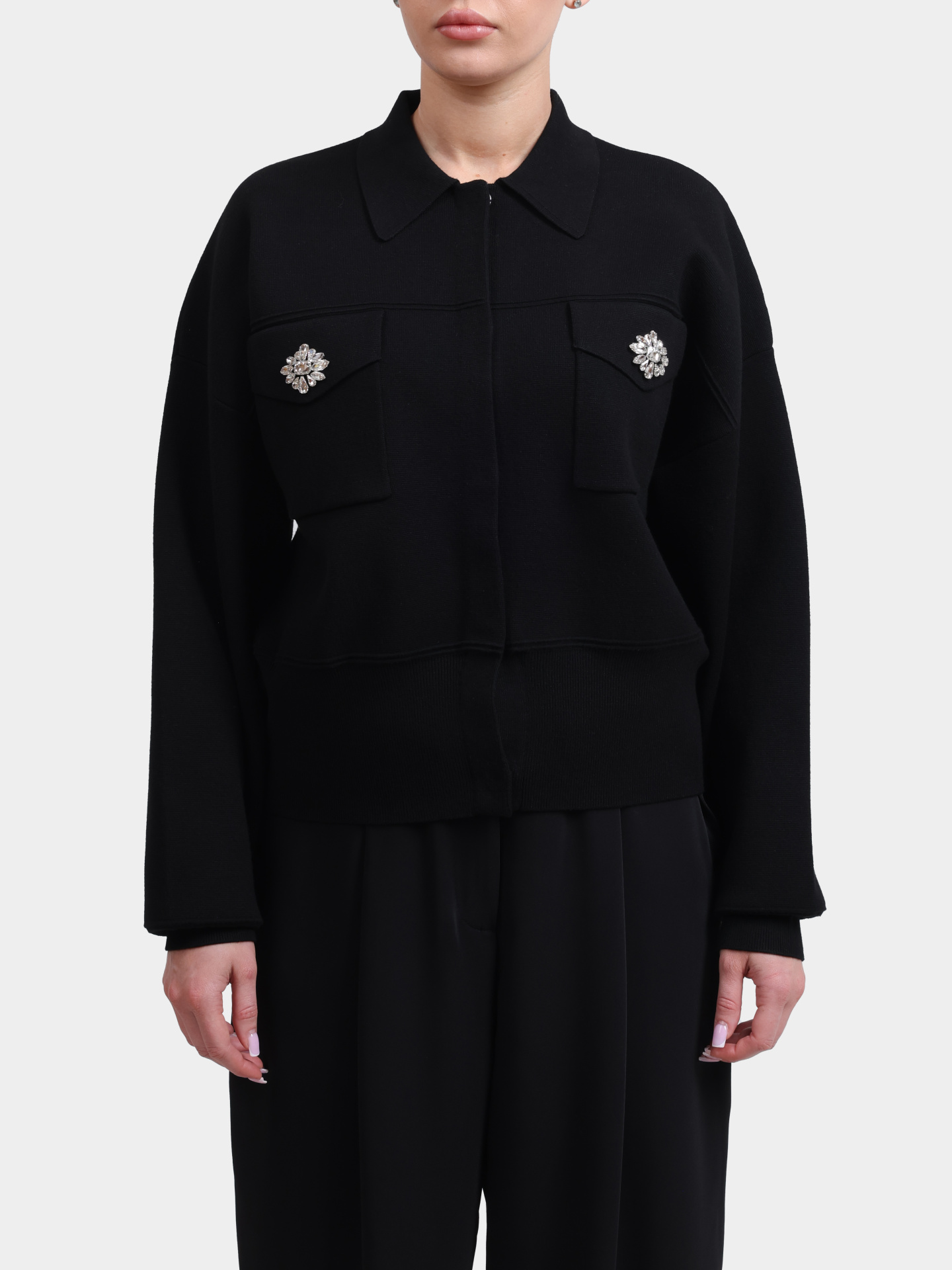 Кардиган Liu-Jo PA6057 MS99E 22222 черный женский — купить в интернет-магазине Verdistore