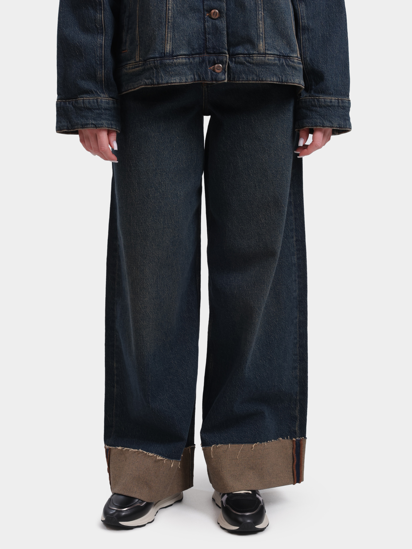 Джинсы 71434-1560-02 женские с отворотами — купить в интернет-магазине Verdistore