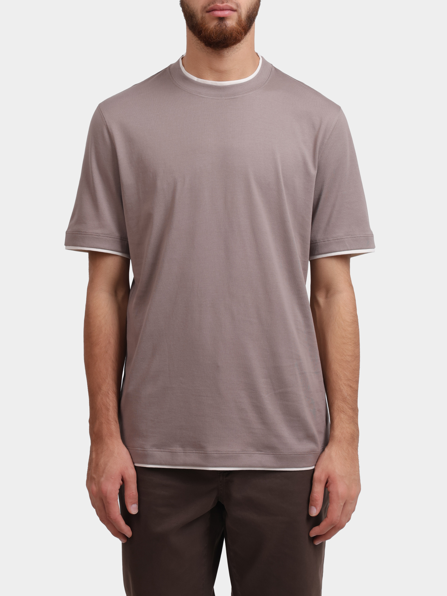 Футболка Brunello Cucinelli M0B137427 CZM82 хлопковая мужская — купить в интернет-магазине Verdistore