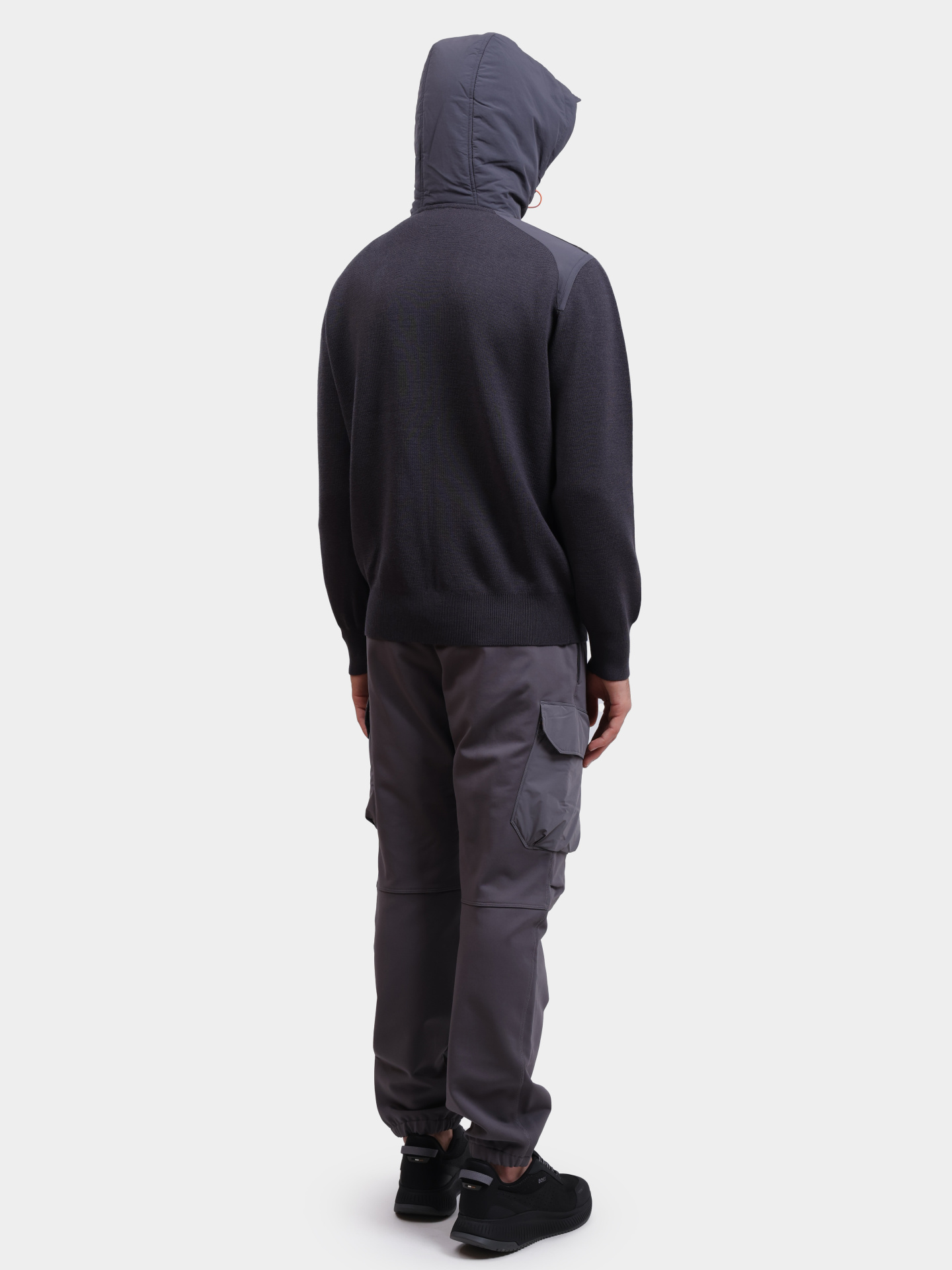 Толстовка Parajumpers RK06 NEW DOMINIC 736 темно-серая мужская — купить в интернет-магазине Verdistore