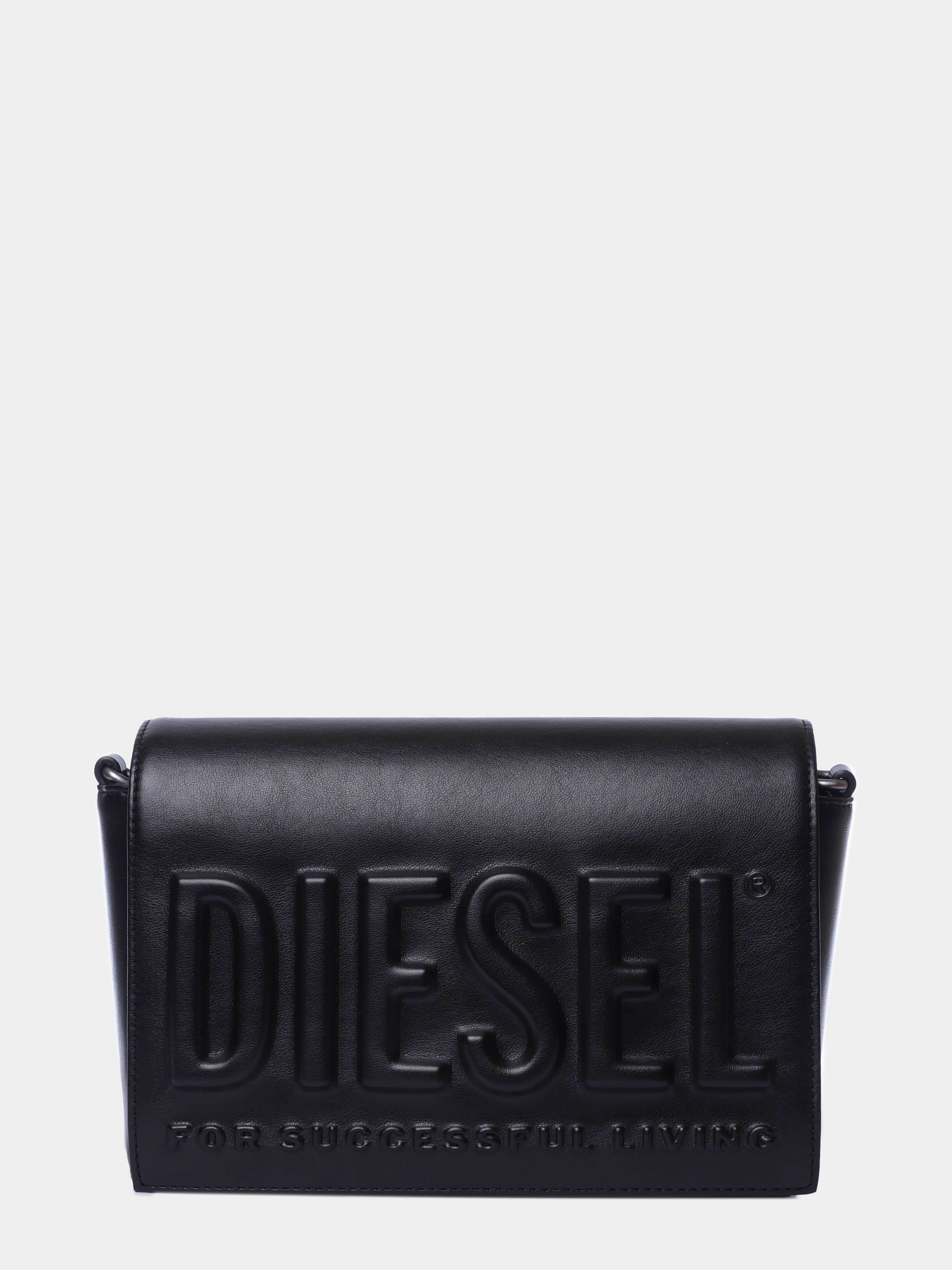Сумка Diesel X10570P5184T8013 черная мужская с логотипом — купить в интернет-магазине Verdistore