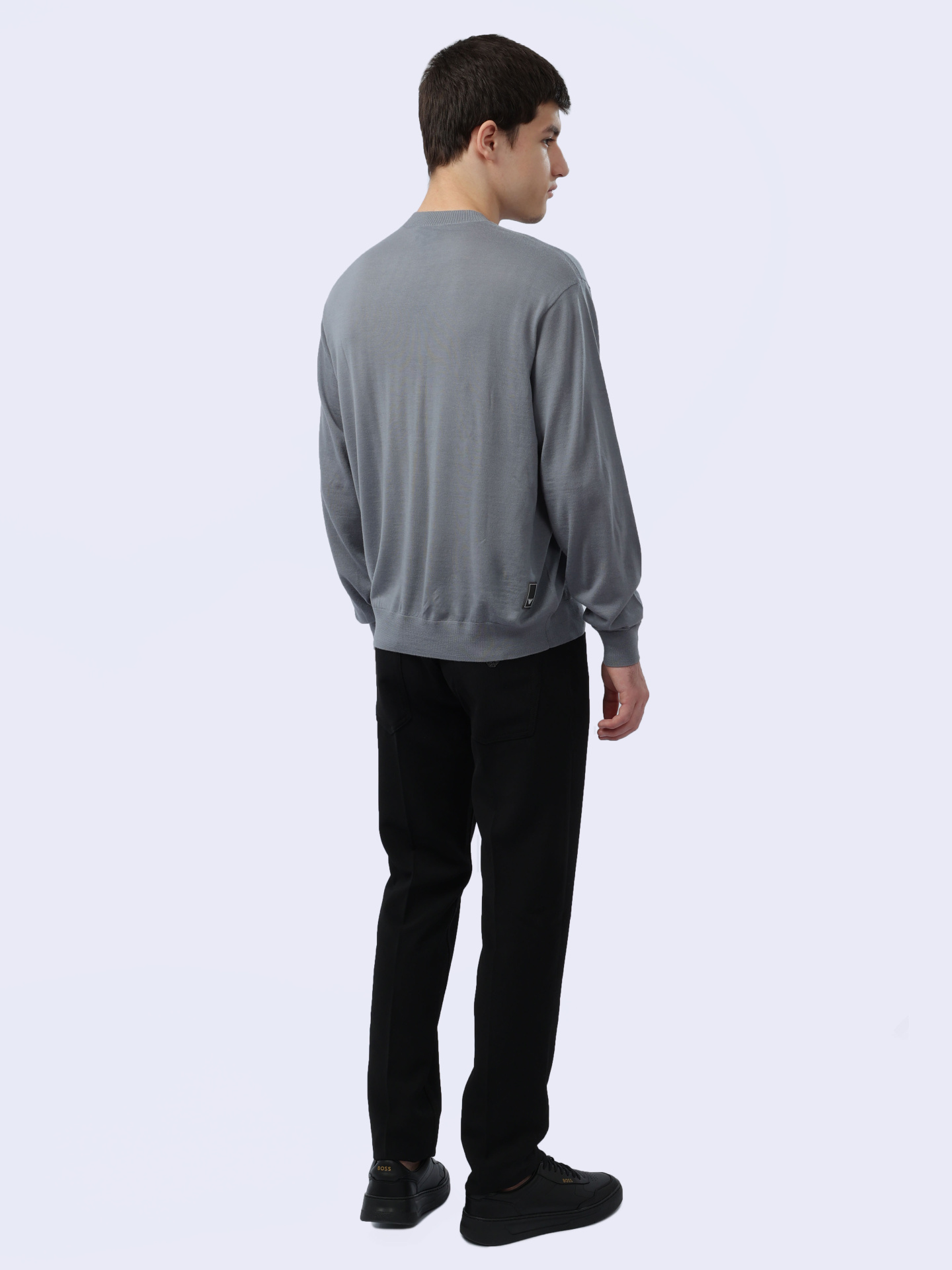 Джемпер Emporio Armani EM000048 AF10064 U8155 шерстяной мужской — купить в интернет-магазине Verdistore