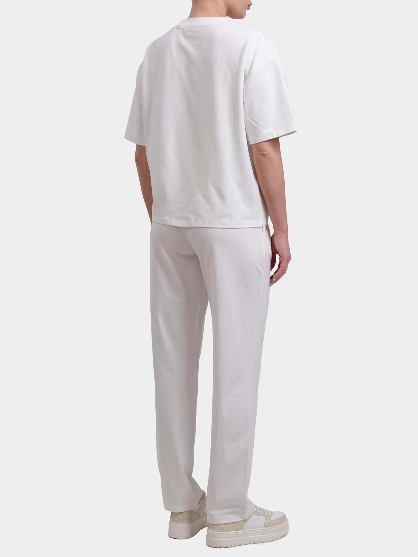 Брюки спортивные Hugo 50556808 101 белые женские — купить в интернет-магазине Verdistore