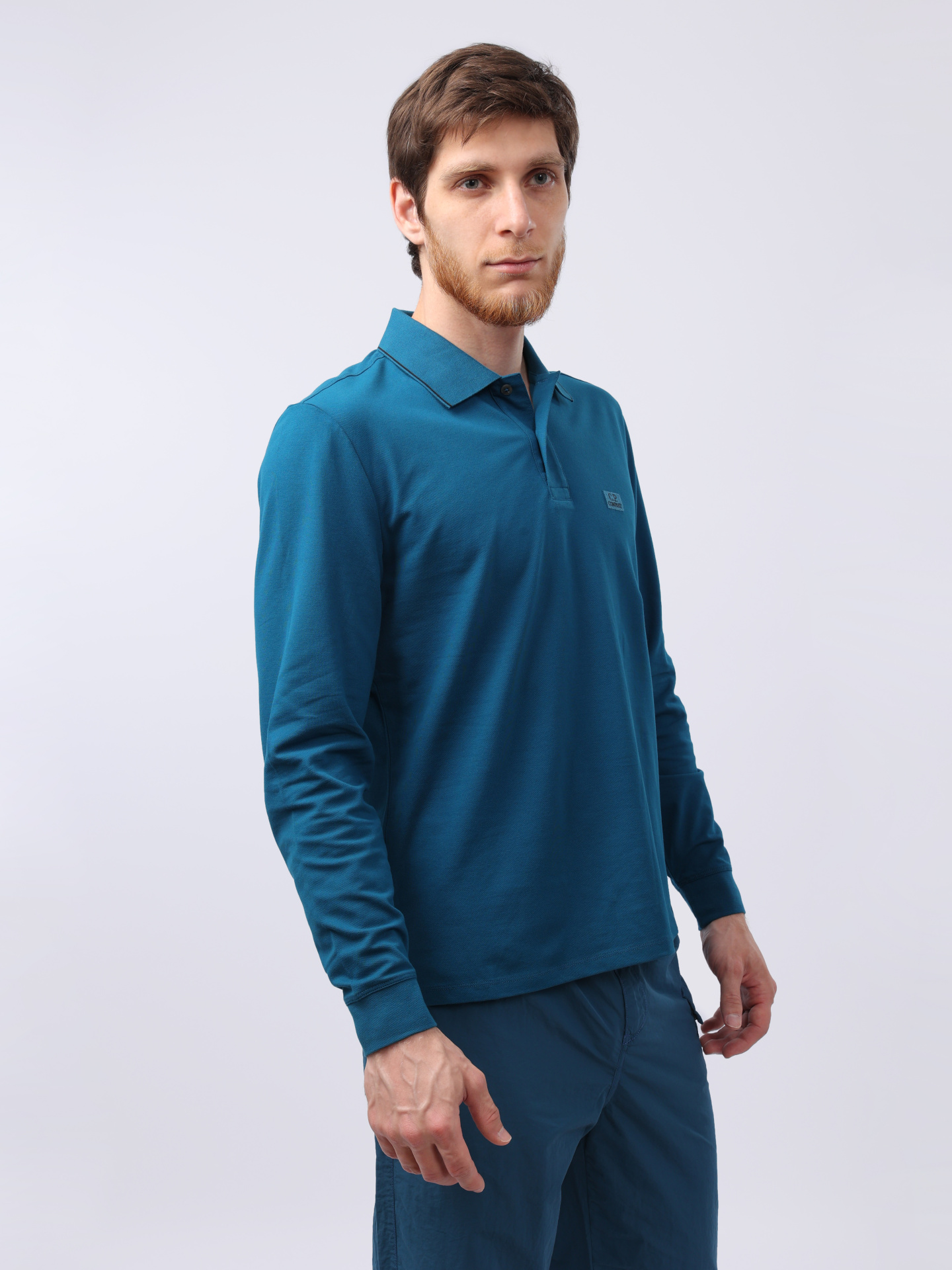 Поло C.P. Company 16CMPL076A-005263W 848 синее мужское — купить в интернет-магазине Verdistore